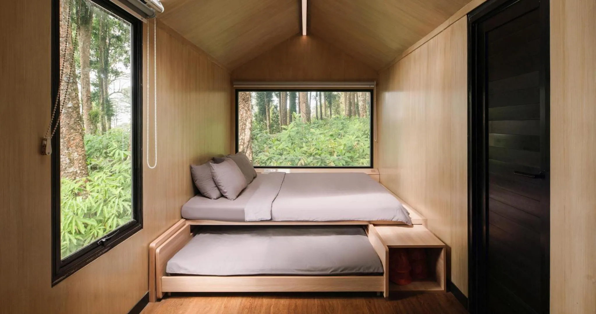 Bed in Bobocabin Baturraden, Purwokerto