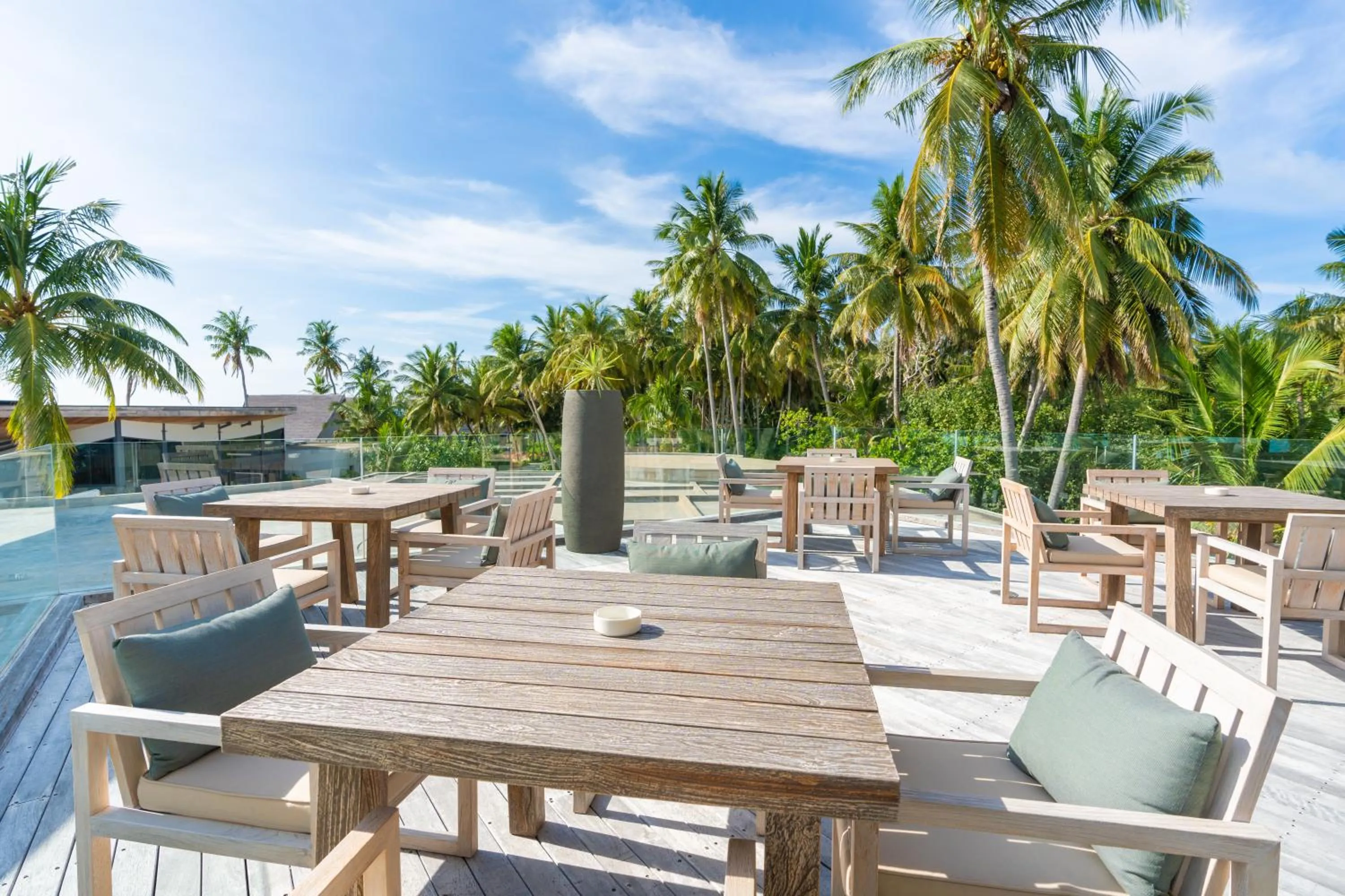 Lounge or bar in Madifushi Private Island- Free return seaplane transfr for min 5&9 nights for 19Dec-10Jan