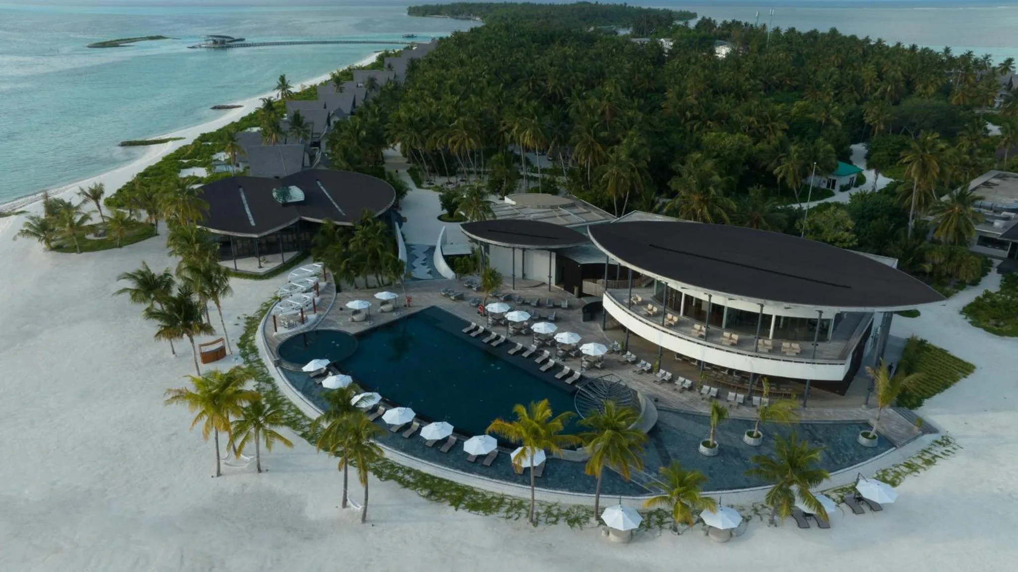 Swimming pool in Madifushi Private Island- Free return seaplane transfr for min 5&9 nights for 19Dec-10Jan