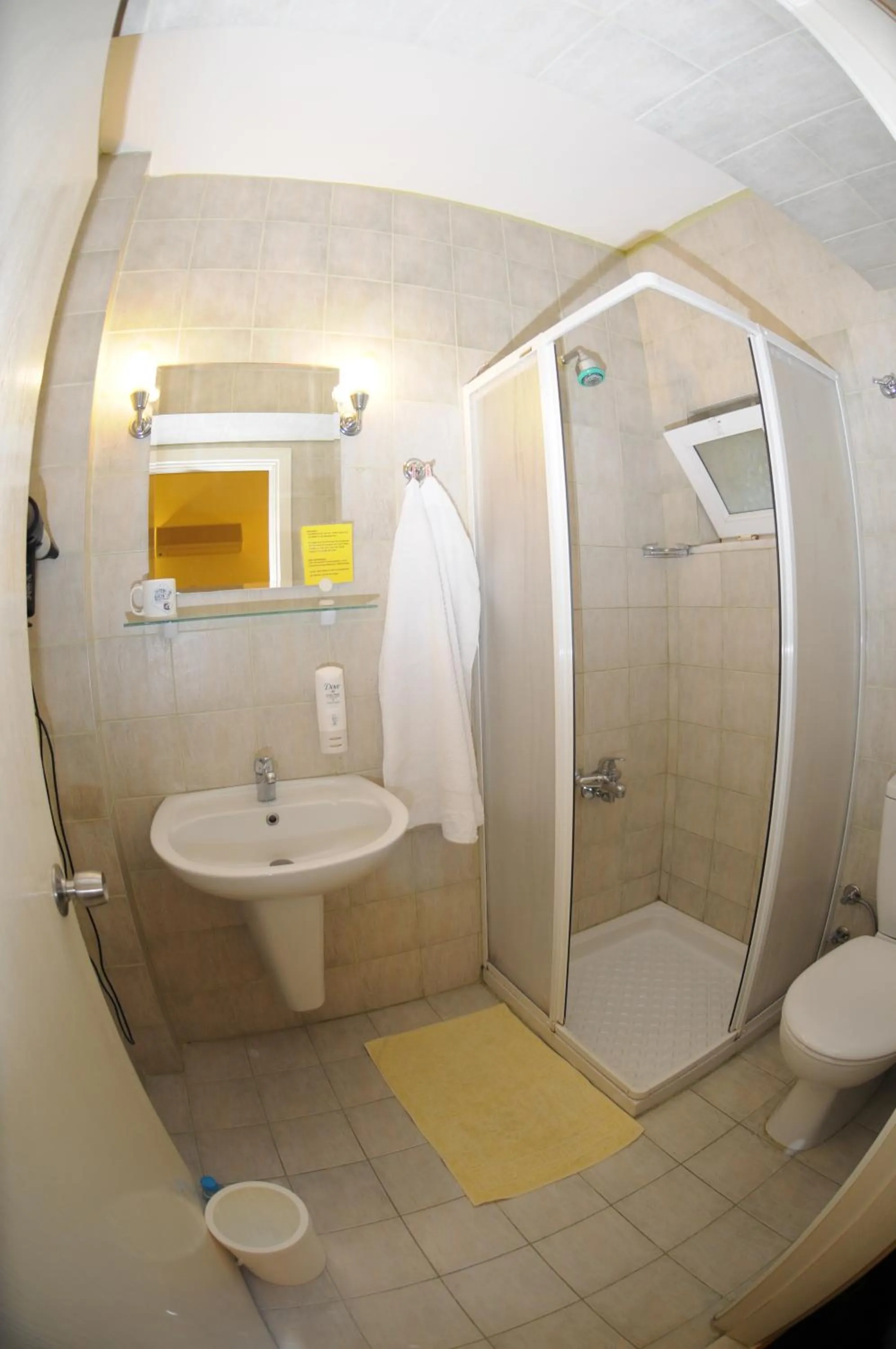 Shower in A&B Home Hotel