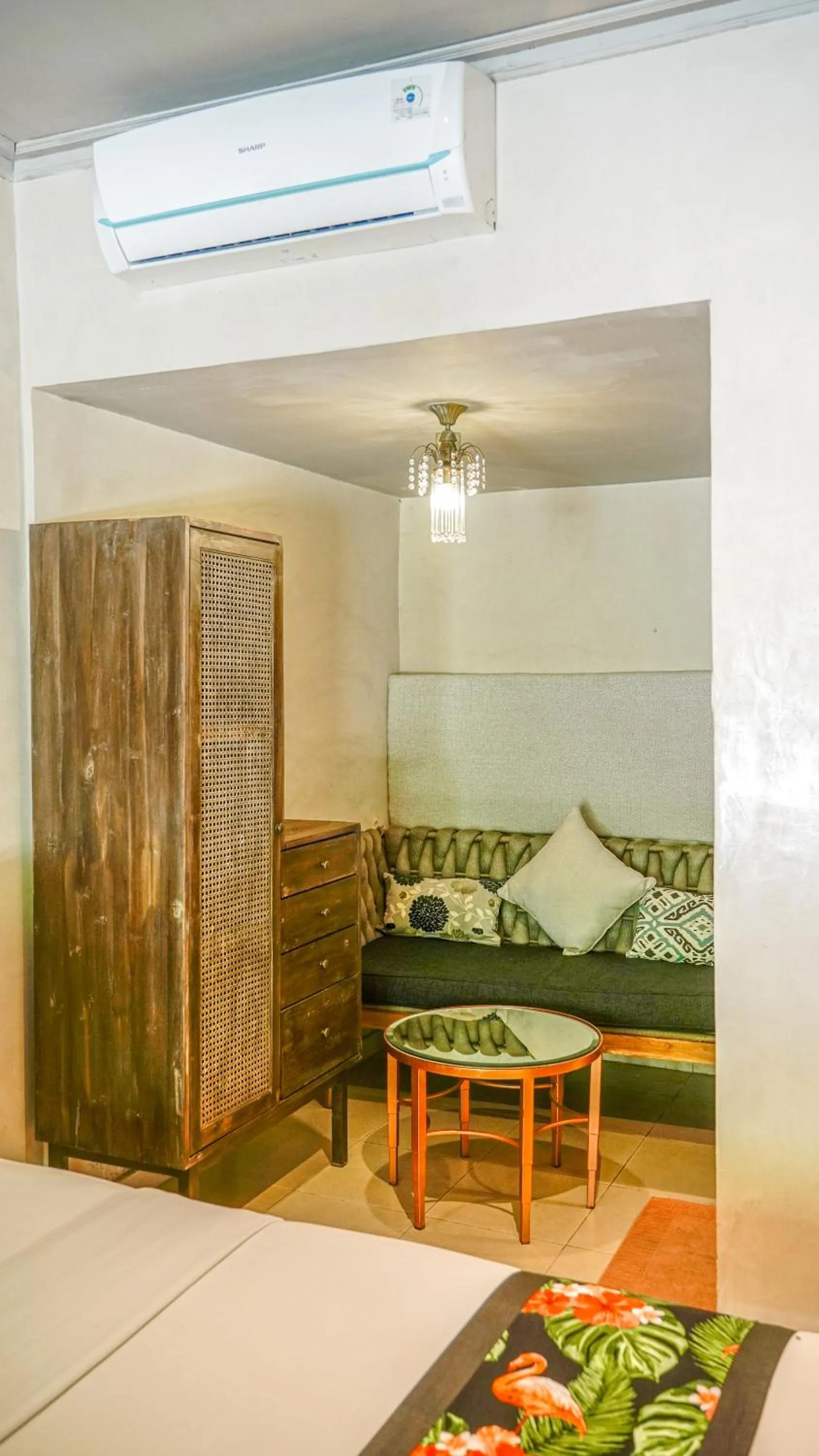 Seating area in Lokasari Retreat