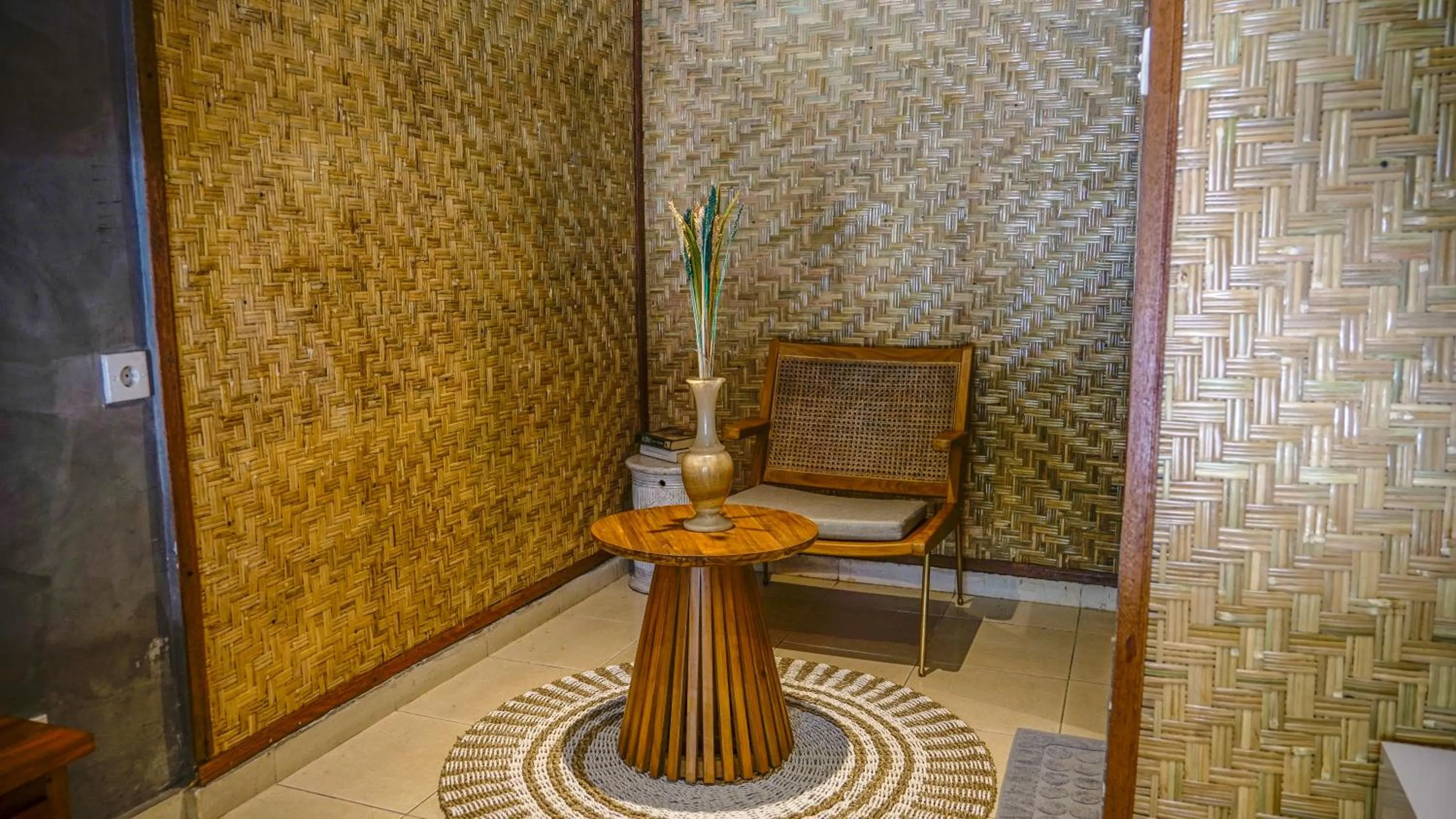 Seating area in Lokasari Retreat