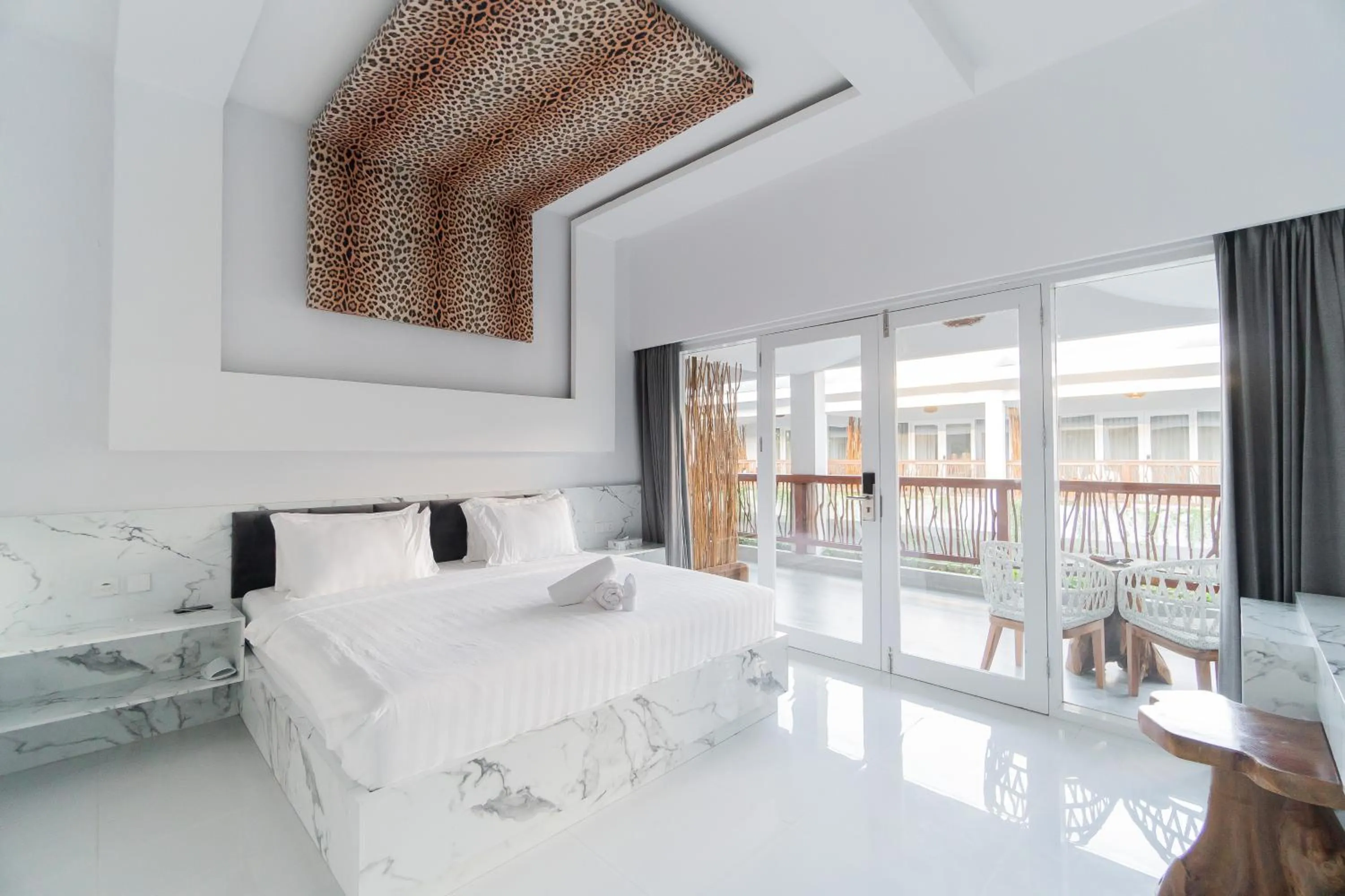 Bed in Sea Shell Resort