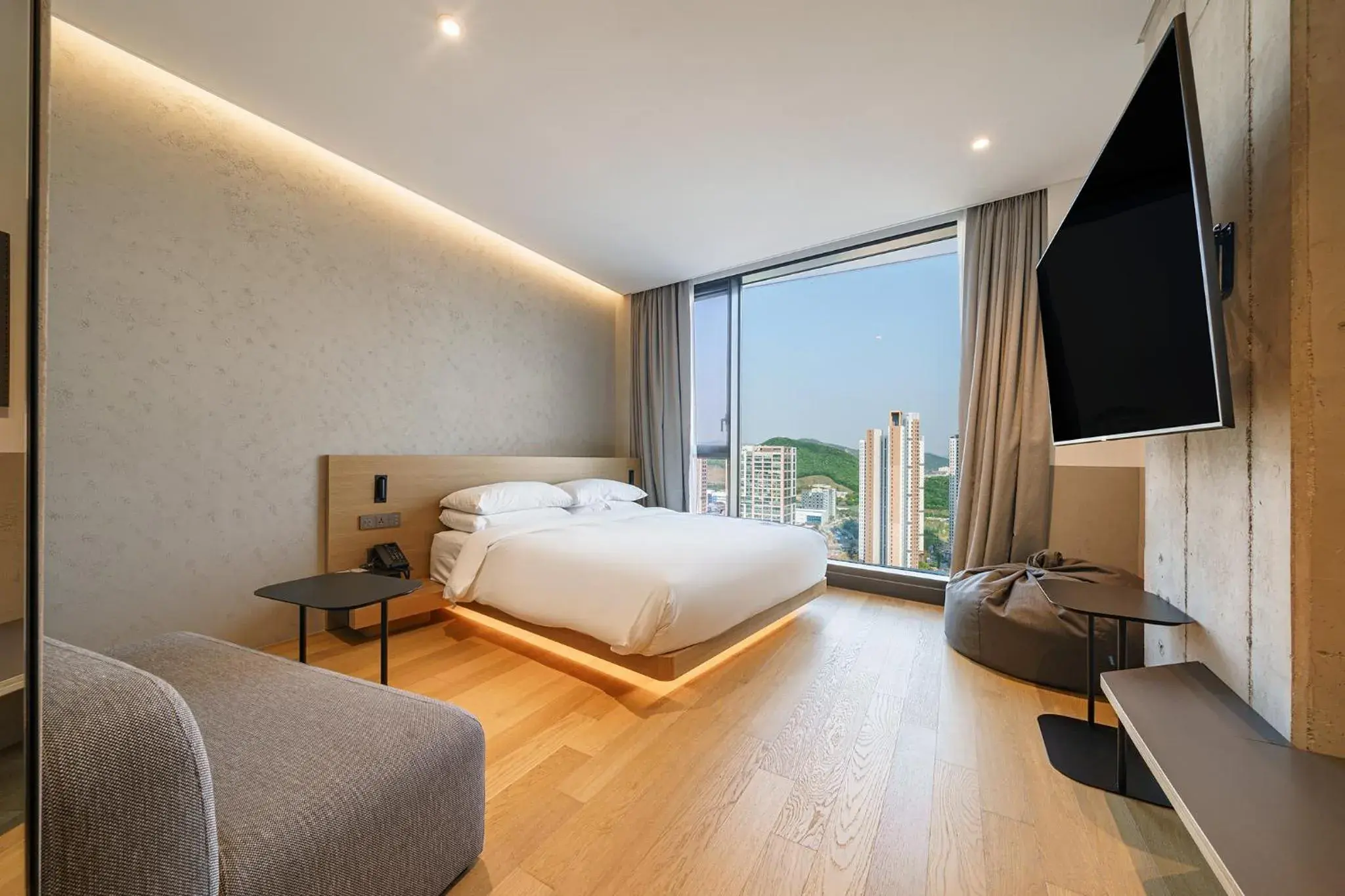 Photo of the whole room, Bed in Take Hotel Seoul Gwangmyeong Photo of the whole room, Bed in Take Hotel Seoul Gwangmyeong