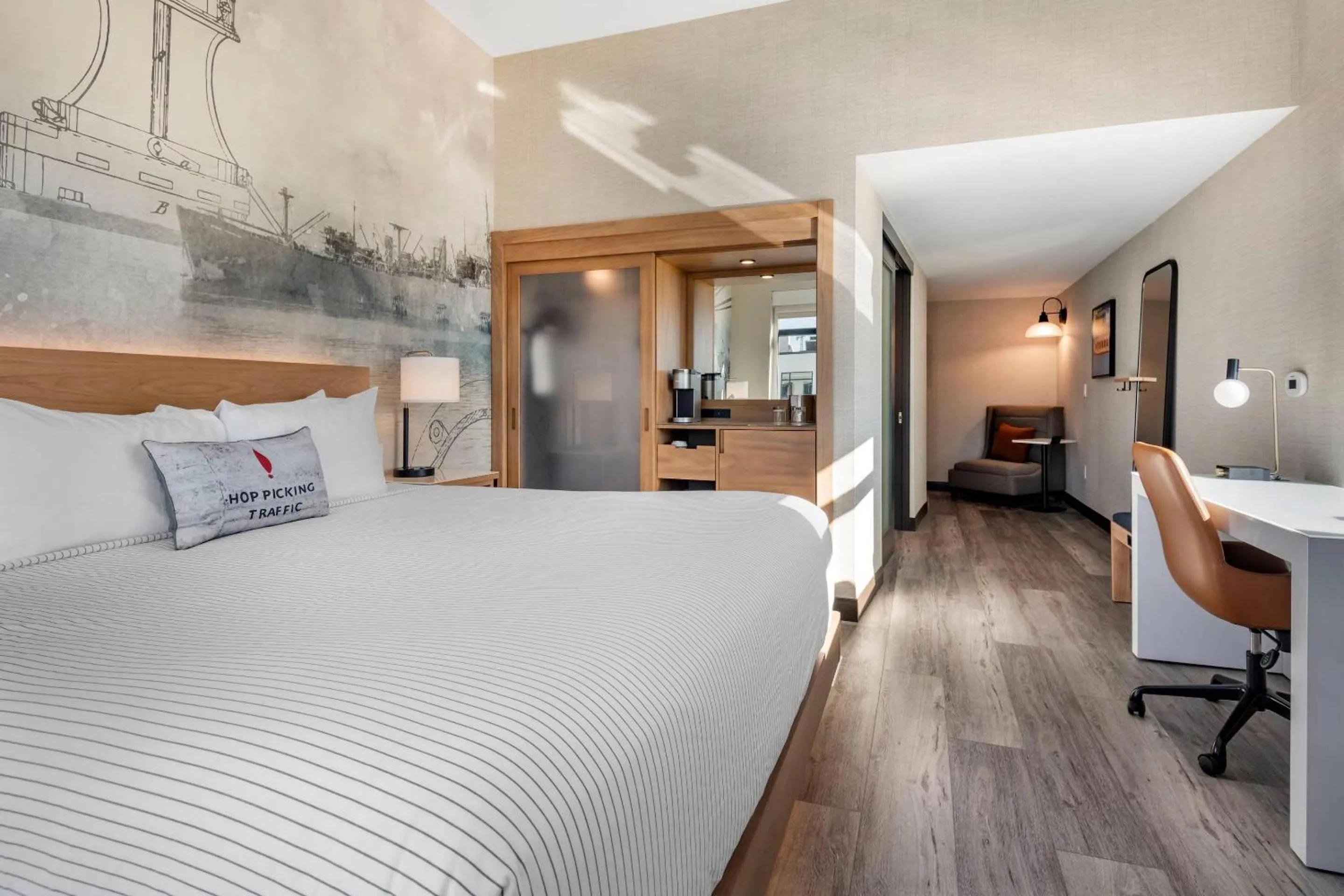 Bedroom, Bed in Cambria Hotel Portland Downtown Old Port