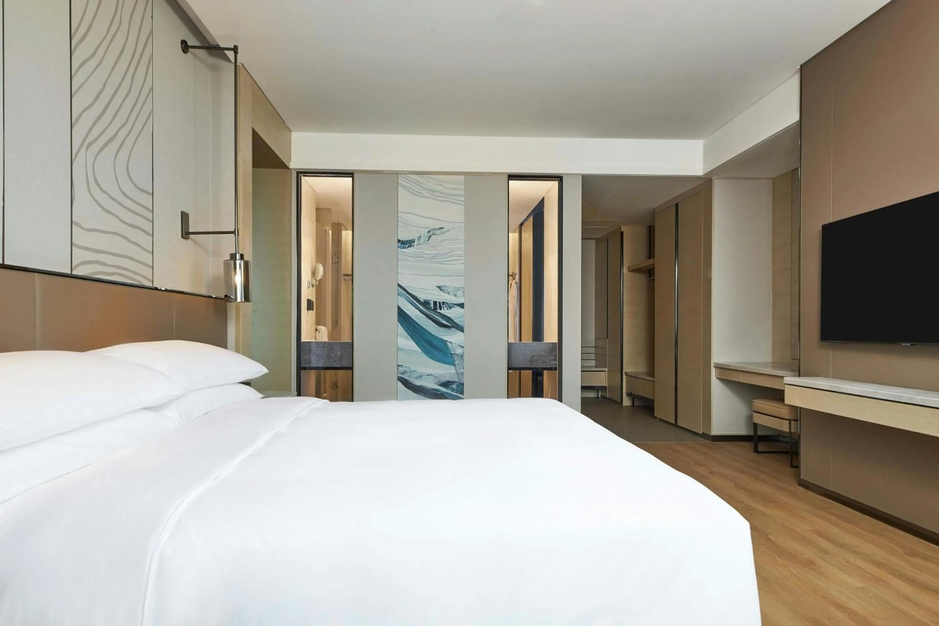 Photo of the whole room, Bed in Courtyard by Marriott Changchun