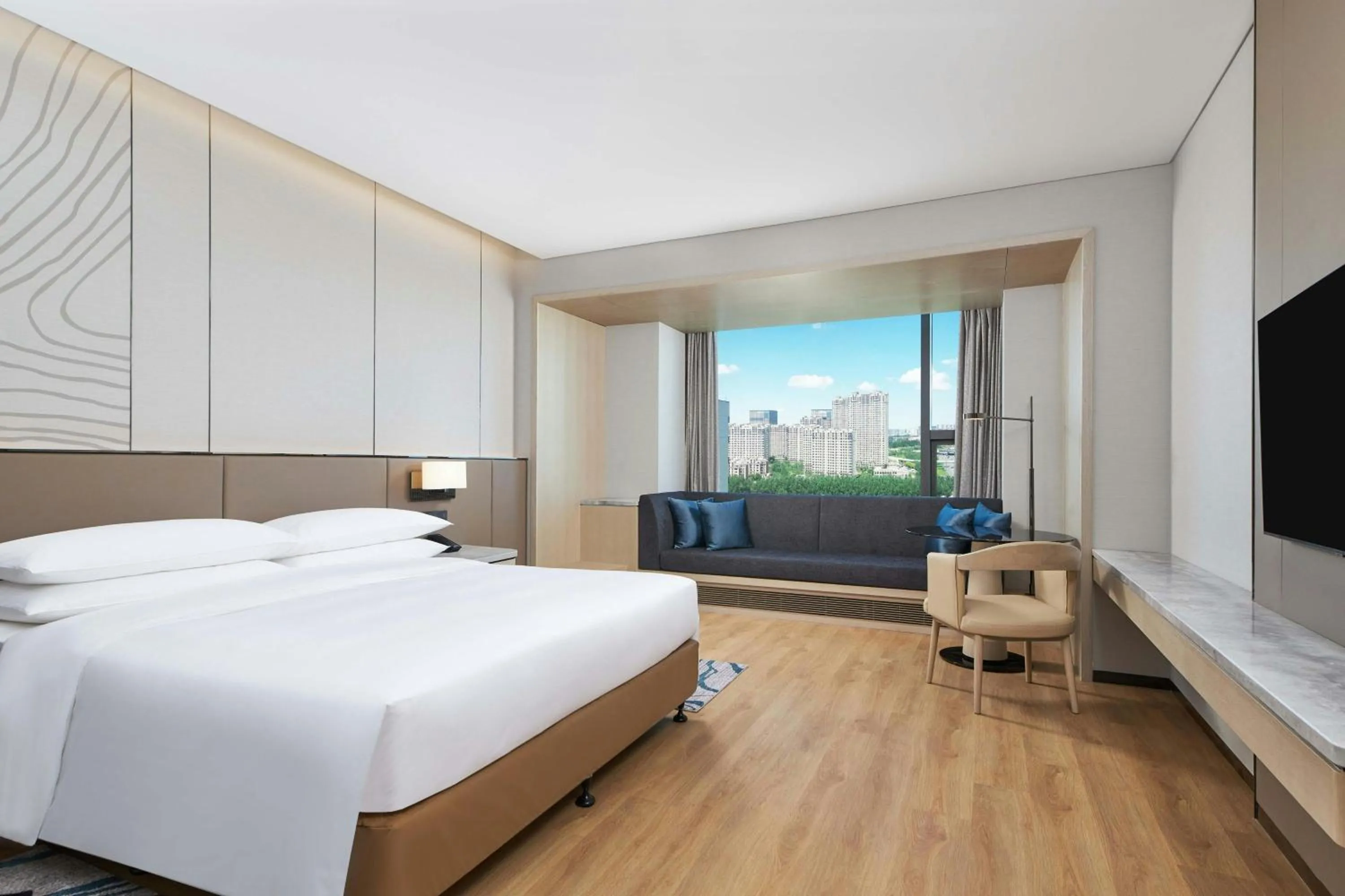 Photo of the whole room, Bed in Courtyard by Marriott Changchun