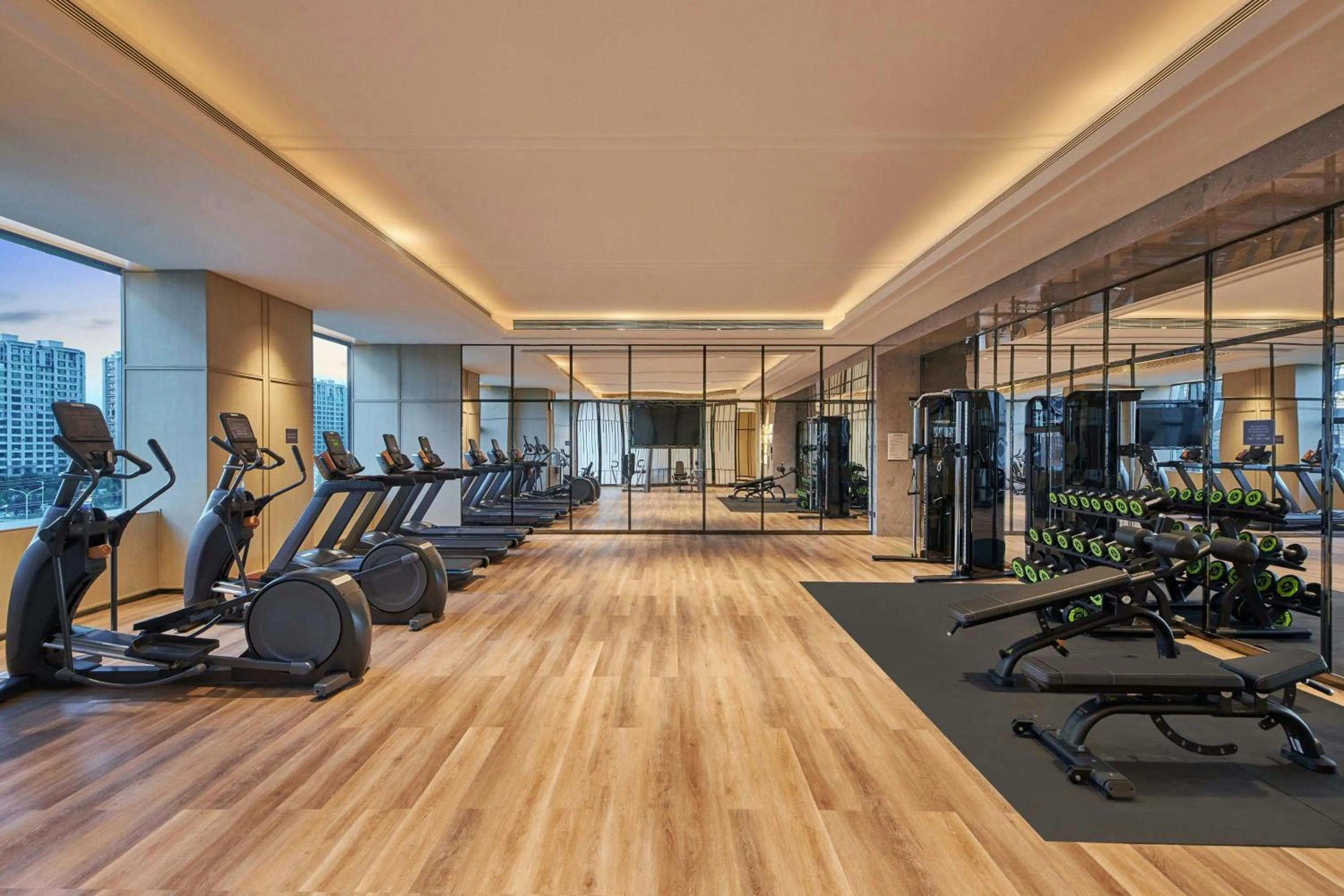 Fitness centre/facilities in Courtyard by Marriott Changchun