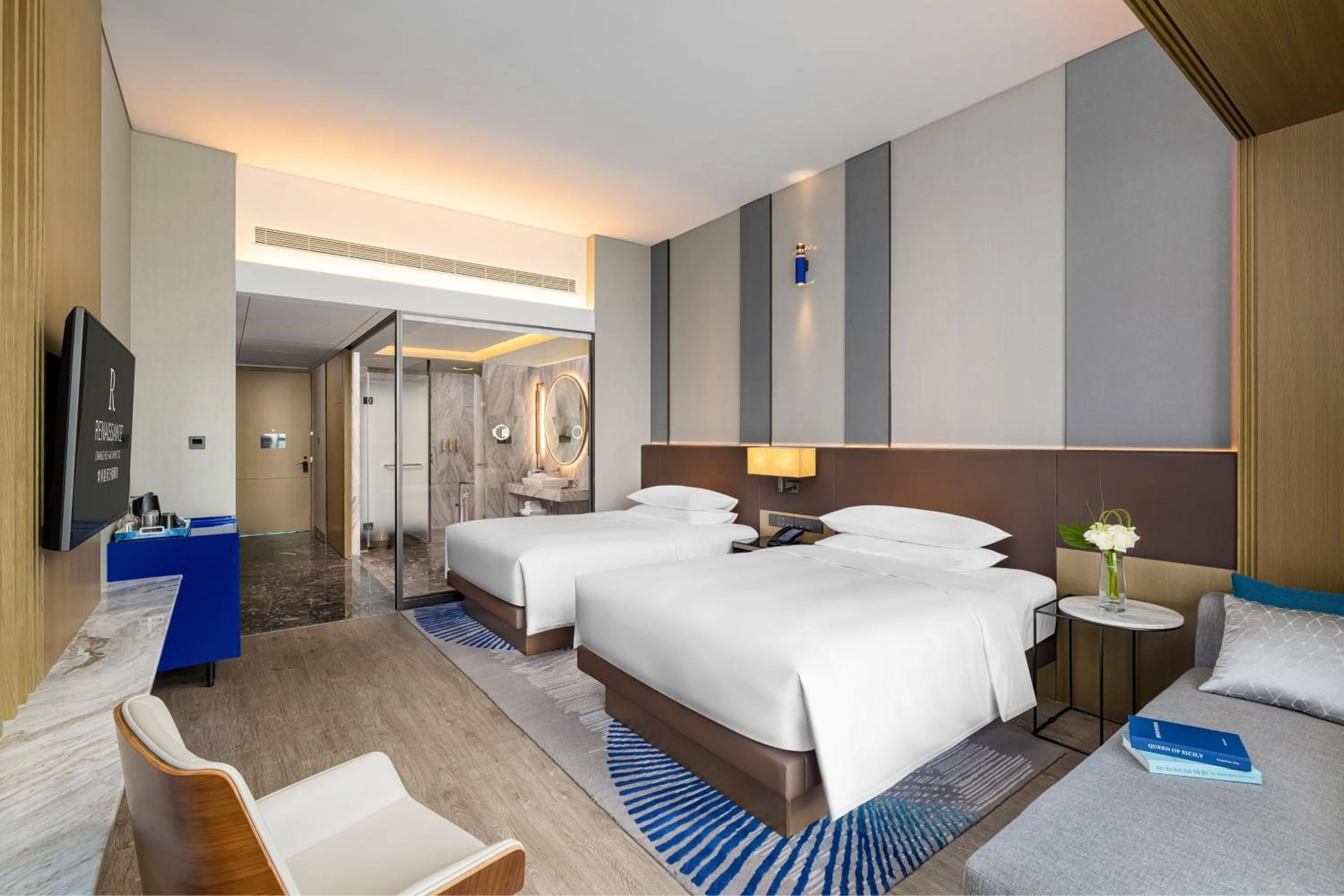 Photo of the whole room, Bed in Renaissance Changzhou Wujin Hotel