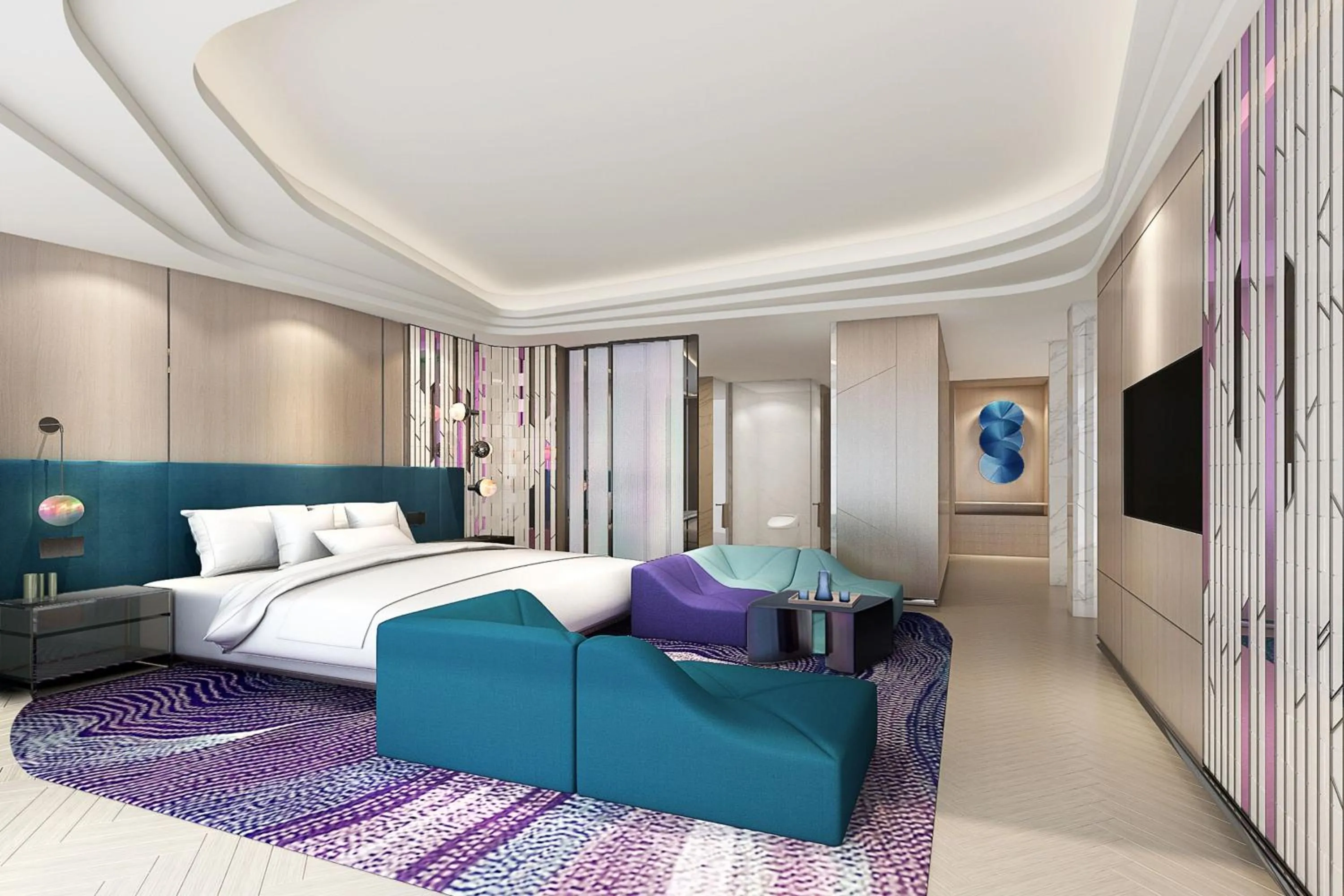 Photo of the whole room, Bed in Renaissance Changzhou Wujin Hotel