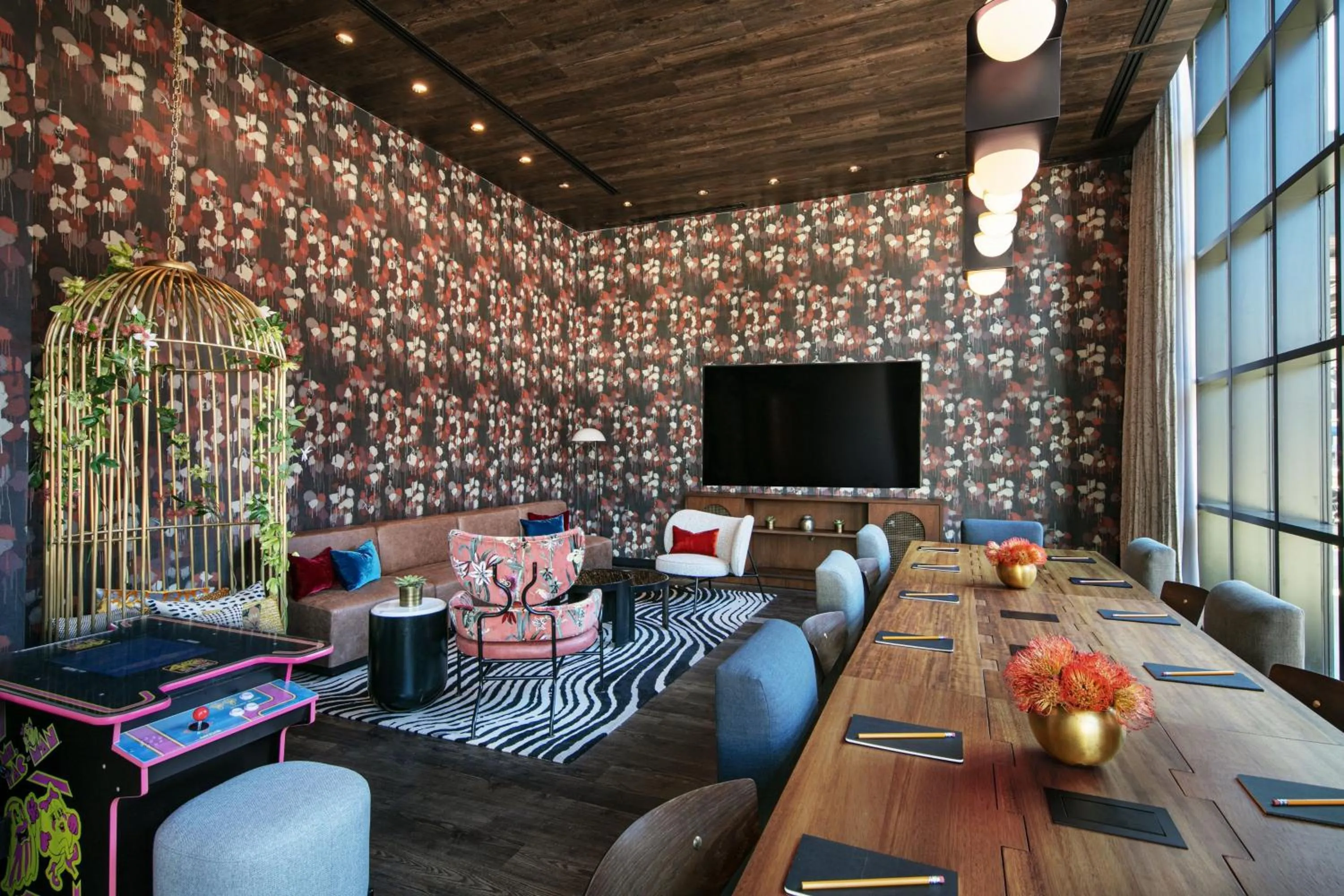 Meeting/conference room in Moxy NYC Lower East Side
