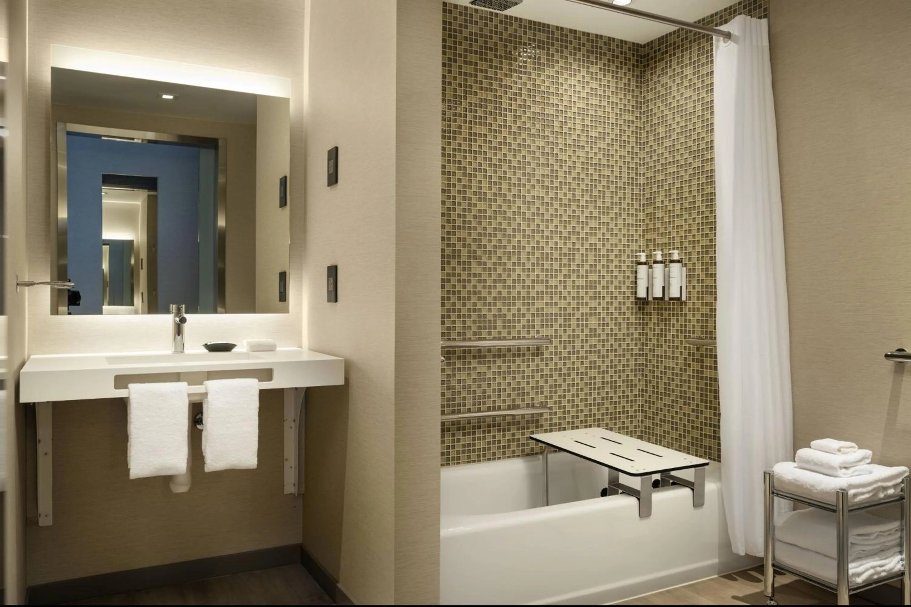 Bathroom in AC Hotel by Marriott Oakland Downtown