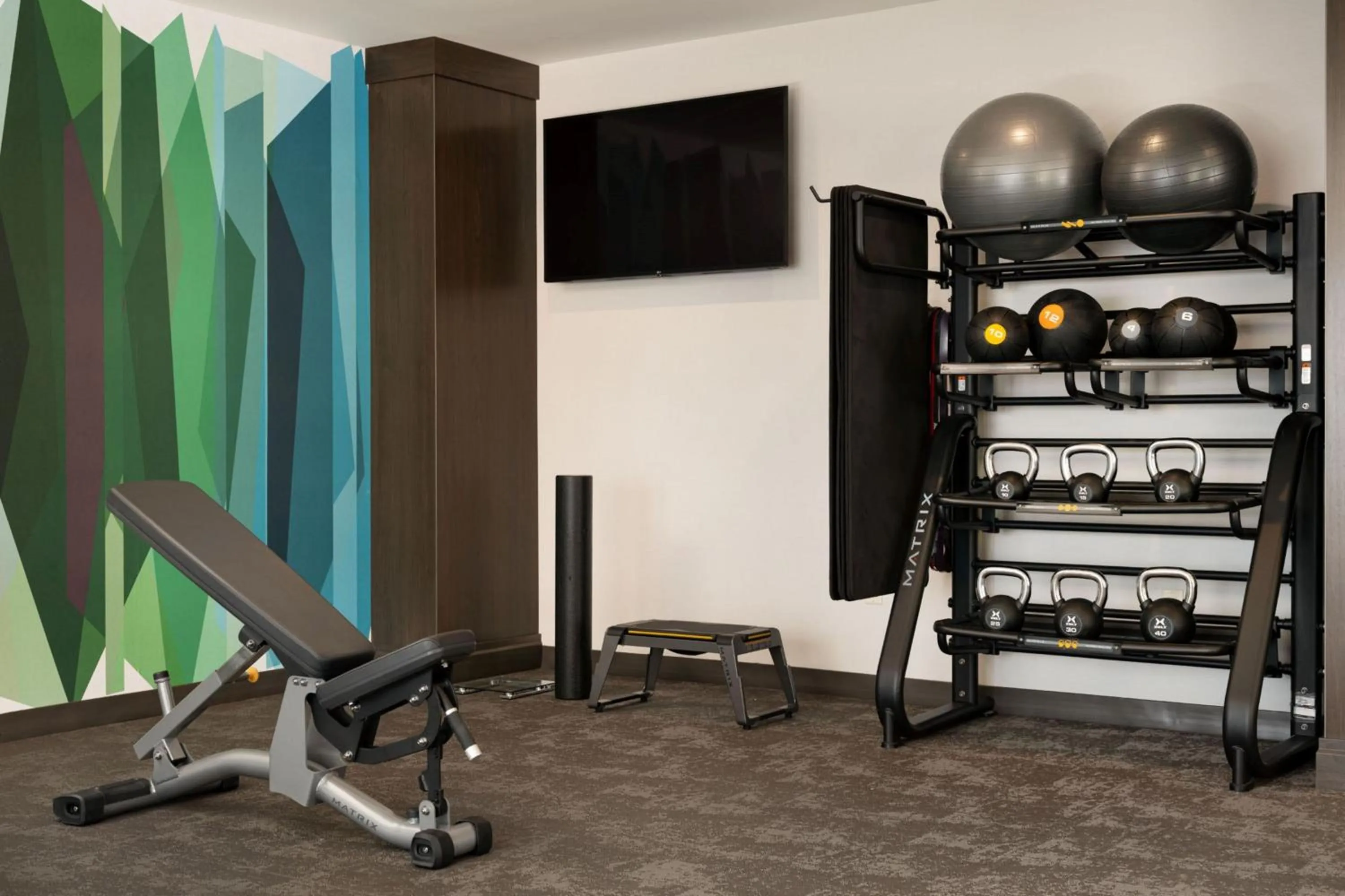 Fitness centre/facilities in AC Hotel by Marriott Oakland Downtown