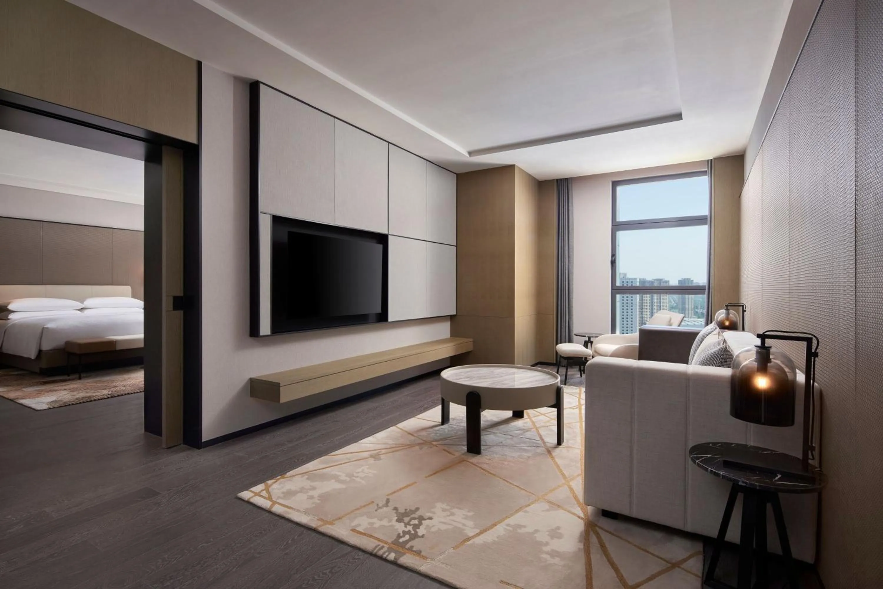 Photo of the whole room, Bed in Sheraton Xi'an South