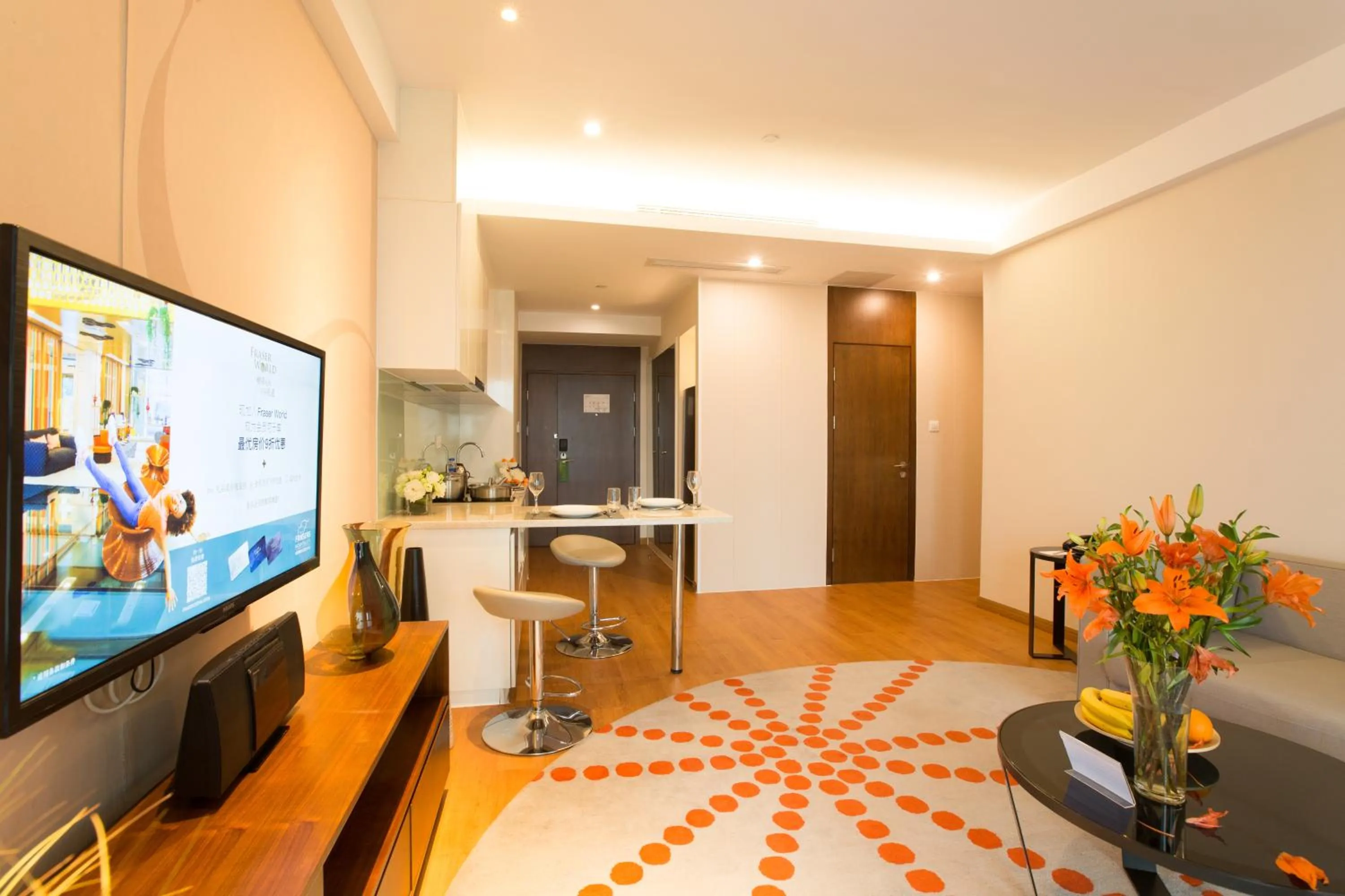 Communal lounge/ TV room in Modena By Fraser New District Wuxi