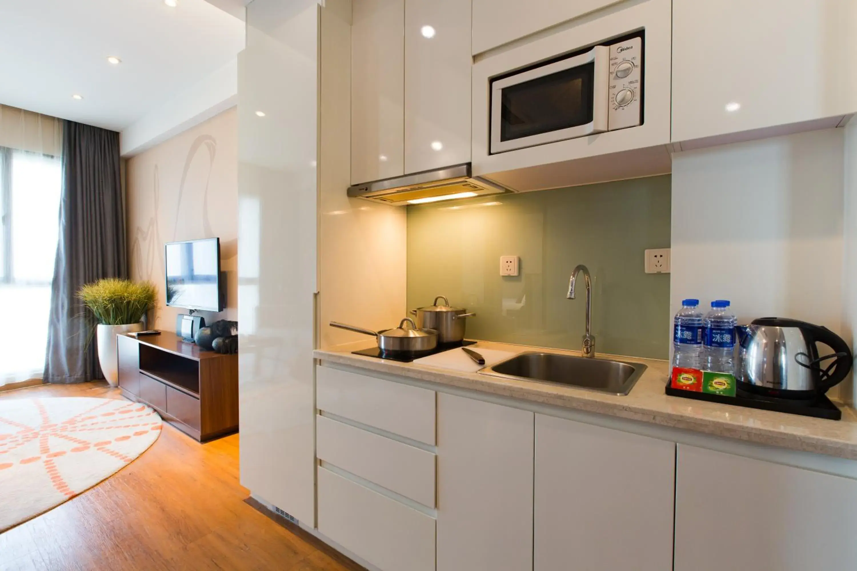 Two-Bedroom Deluxe Apartment (with 4 breakfast) in Modena By Fraser New District Wuxi Two-Bedroom Deluxe Apartment (with 4 breakfast) in Modena By Fraser New District Wuxi