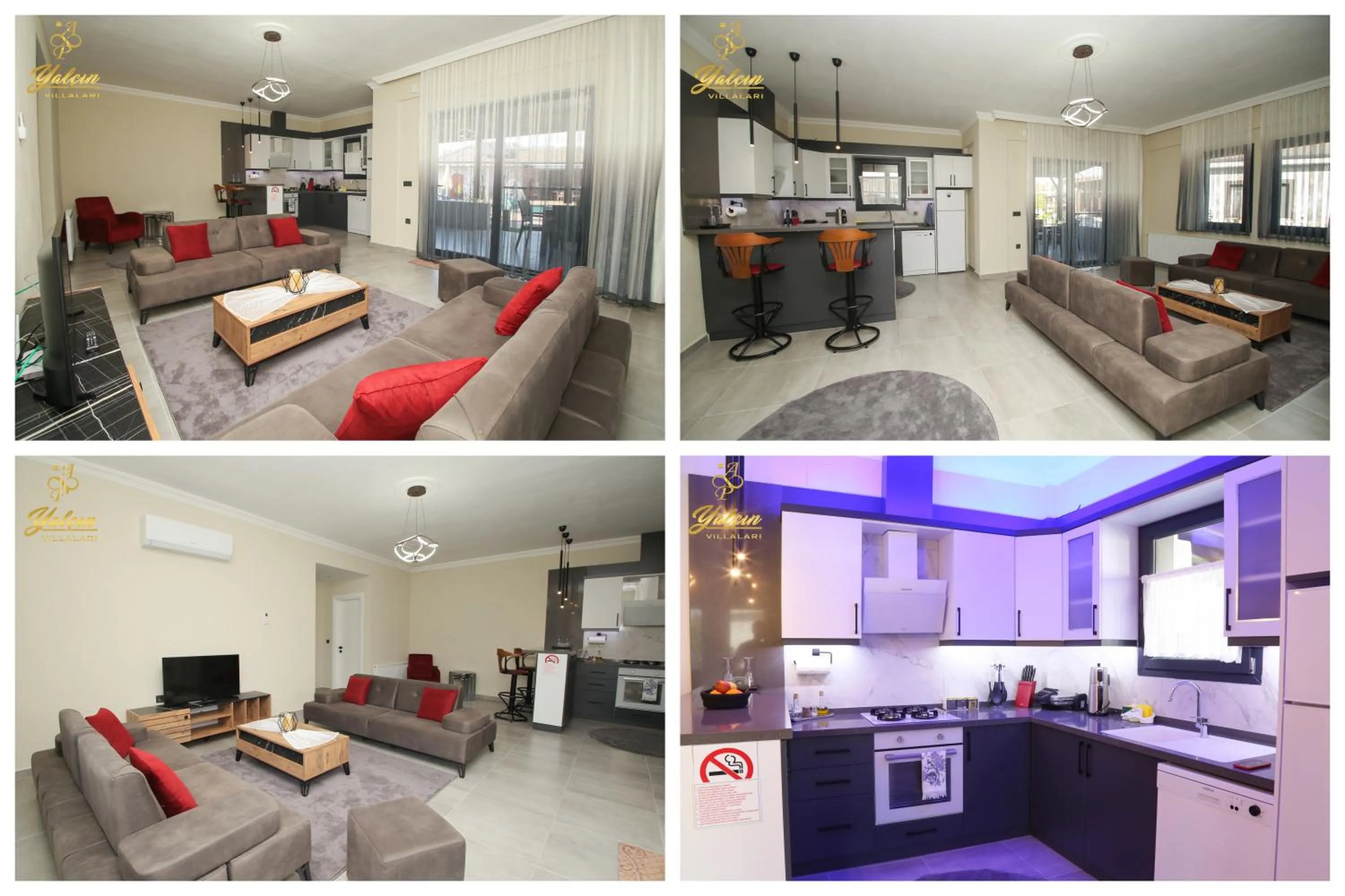 Living room in Koycegiz Yalcin Villalari