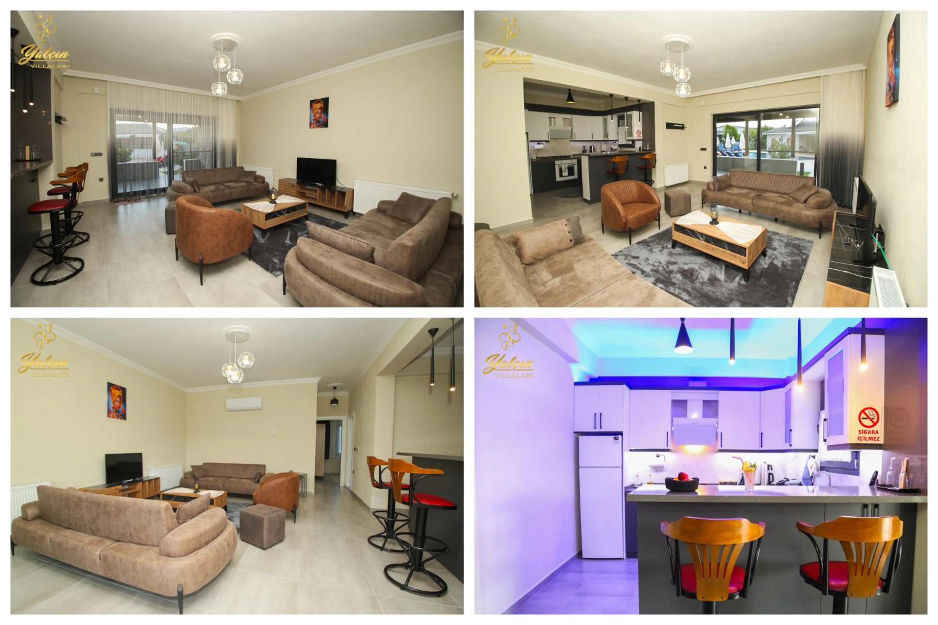 Living room in Koycegiz Yalcin Villalari