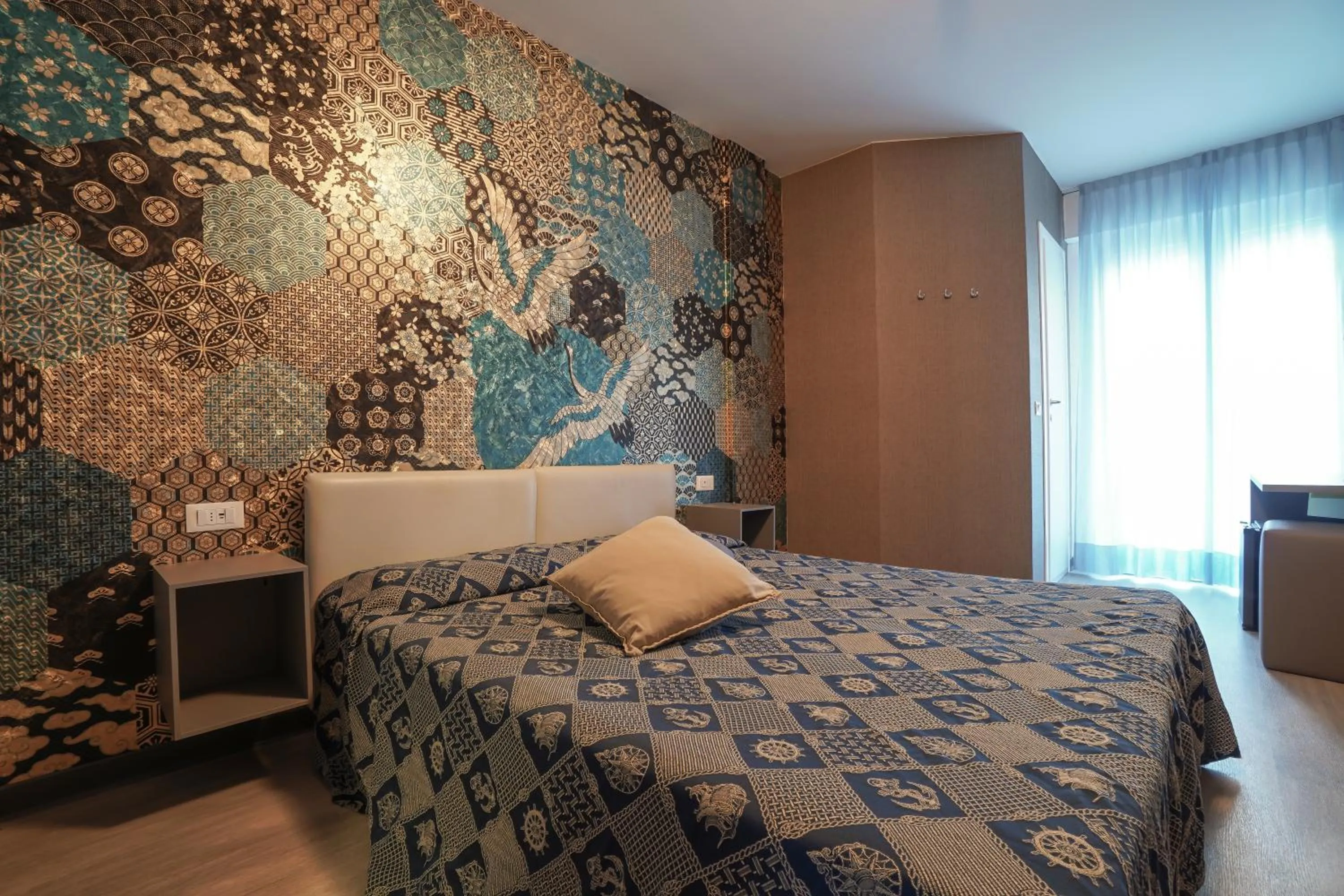 Bed in Hotel Alemagna Bed&Breakfast Bibione Lido del Sole