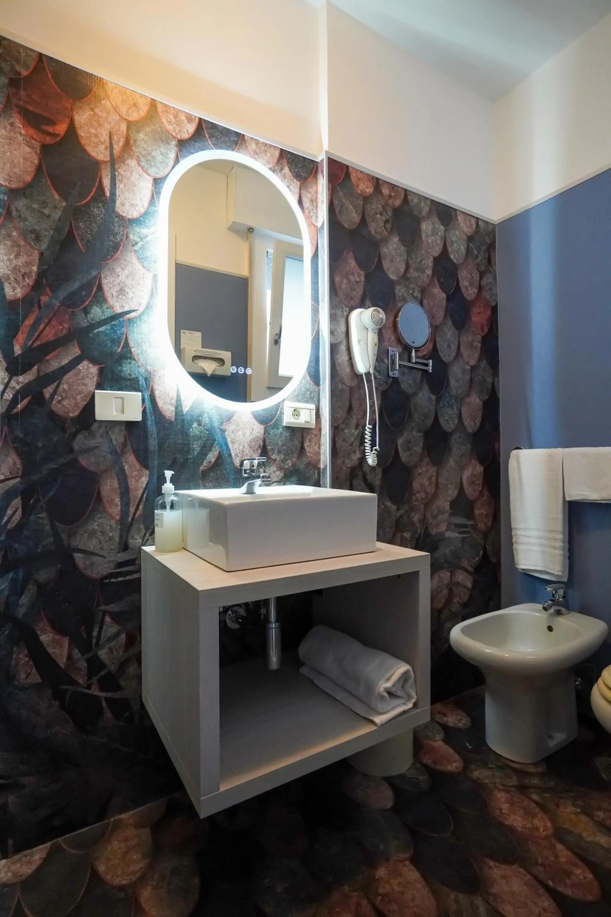 Toilet in Hotel Alemagna Bed&Breakfast Bibione Lido del Sole