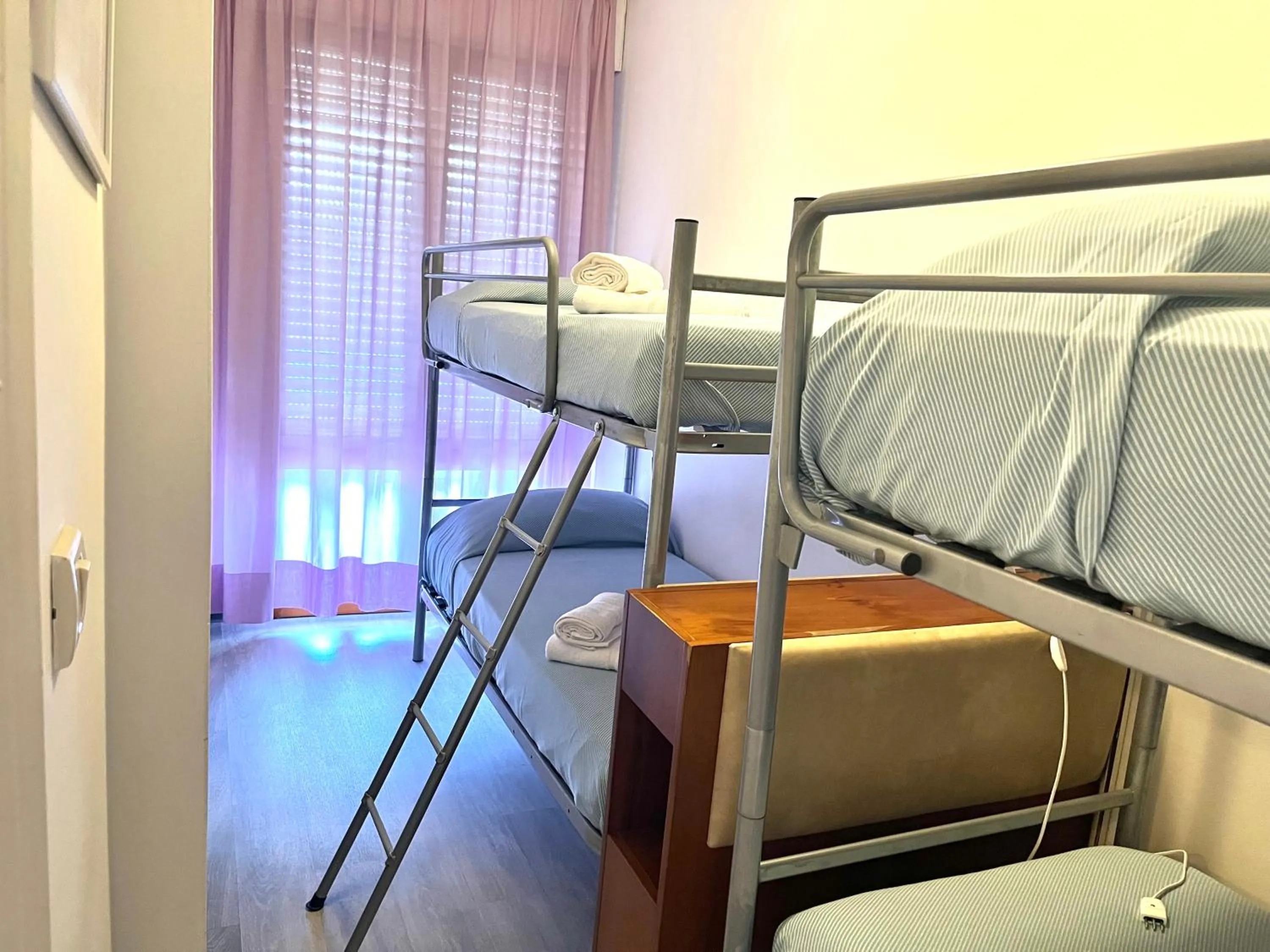 View (from property/room), Bed in Hotel Alemagna Bed&Breakfast Bibione Lido del Sole