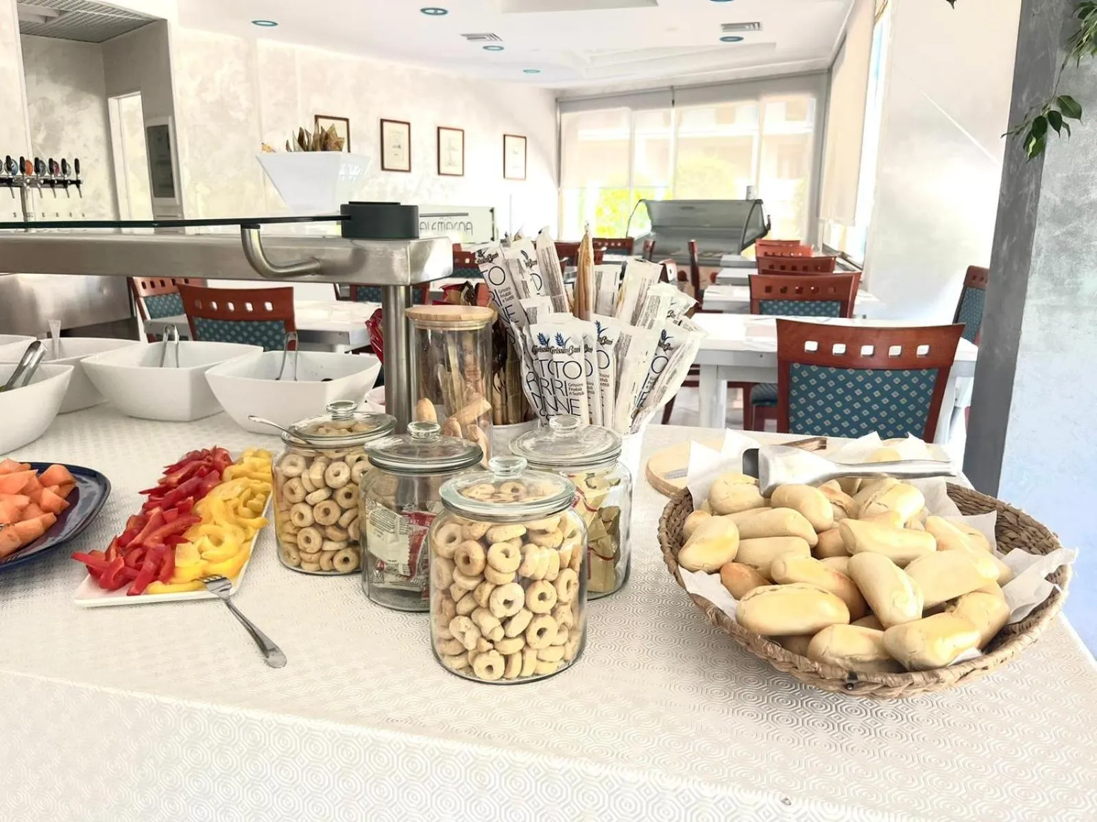 Food and drinks in Hotel Alemagna Bed&Breakfast Bibione Lido del Sole