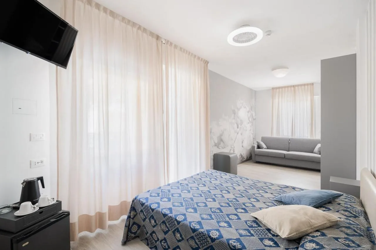 Bed in Hotel Alemagna Bed&Breakfast Bibione Lido del Sole