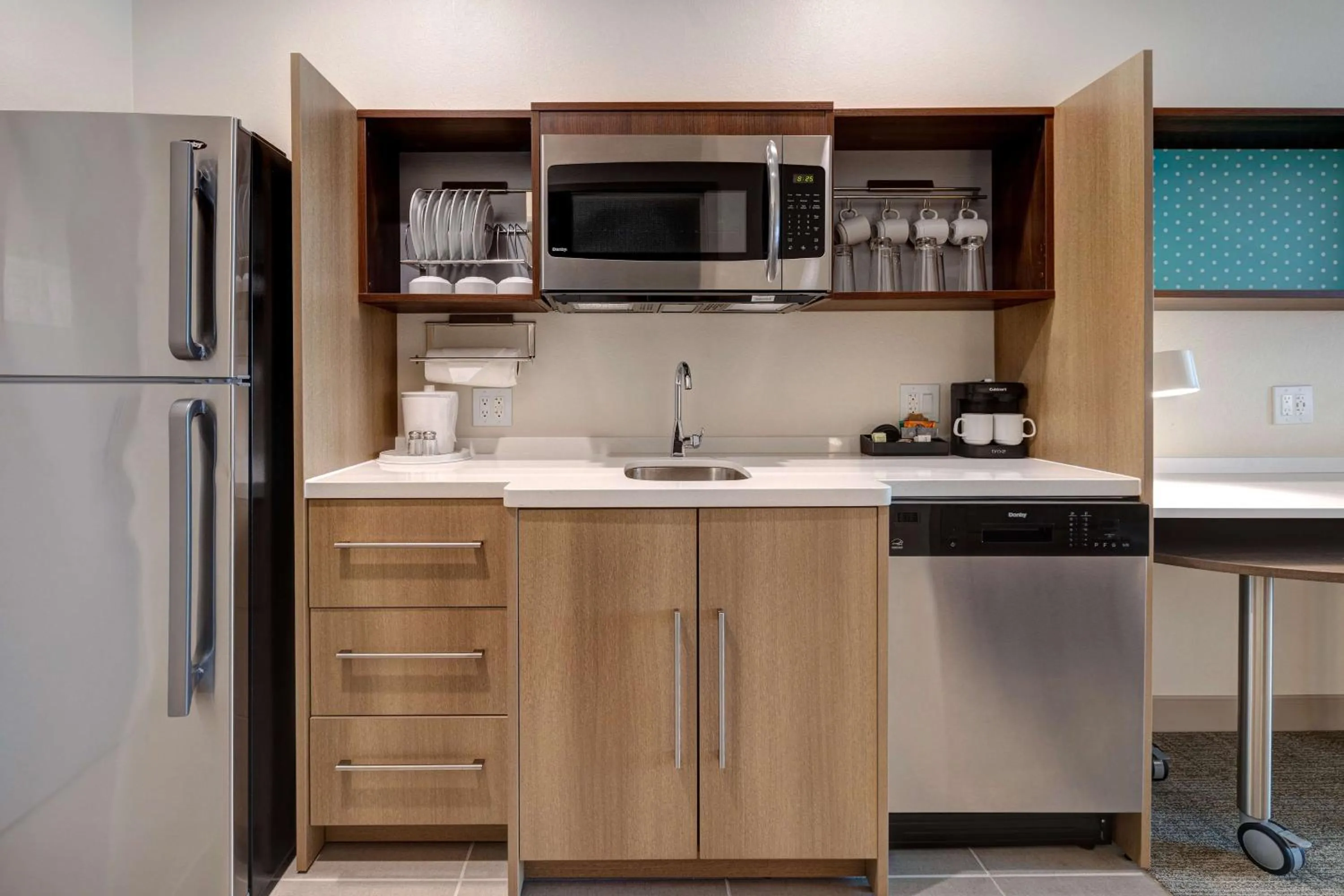 Kitchen or kitchenette in Home2 Suites Galveston, Tx