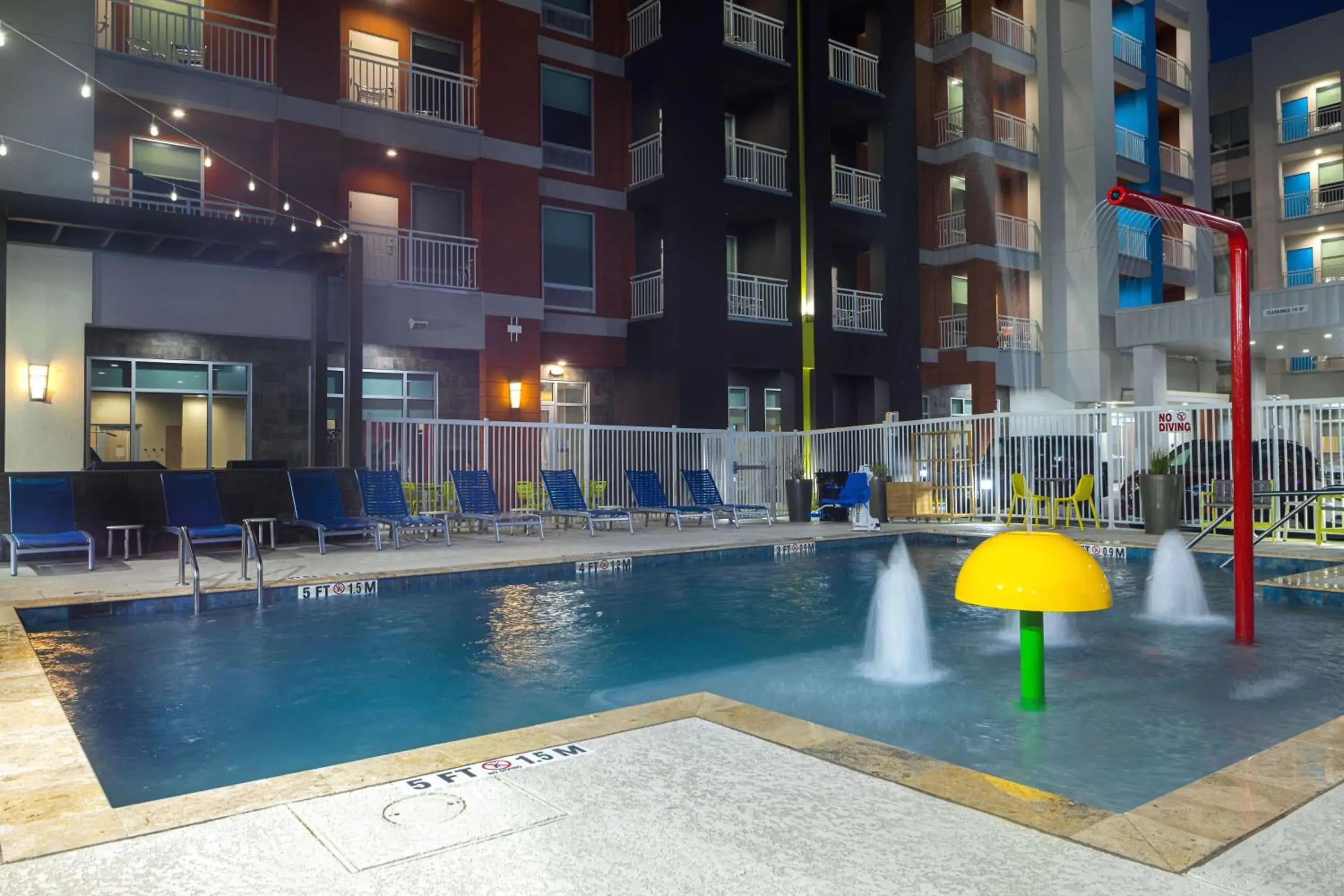 Pool view in Tru By Hilton Galveston, Tx Pool view in Tru By Hilton Galveston, Tx