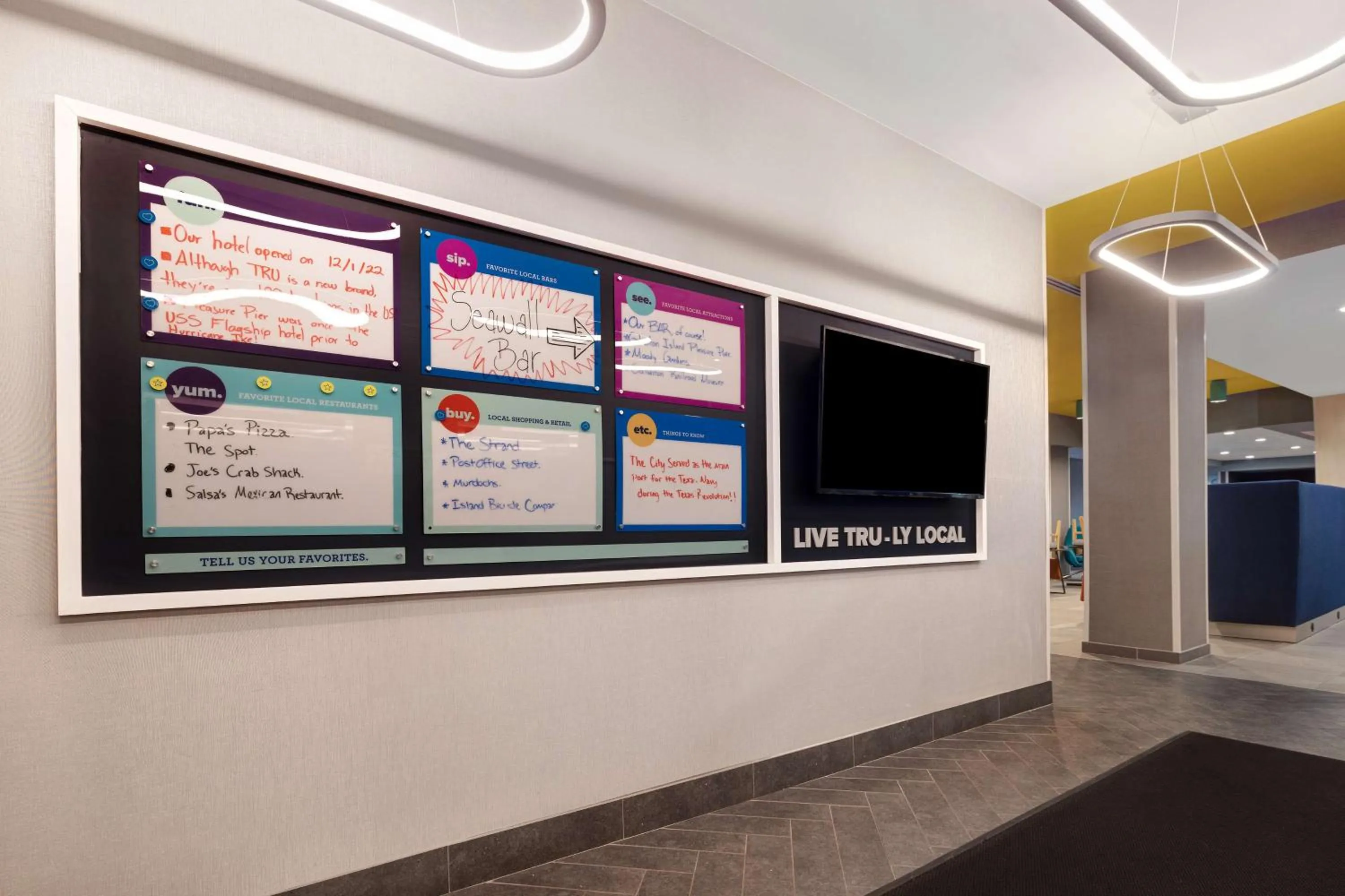 Lobby or reception in Tru By Hilton Galveston, Tx