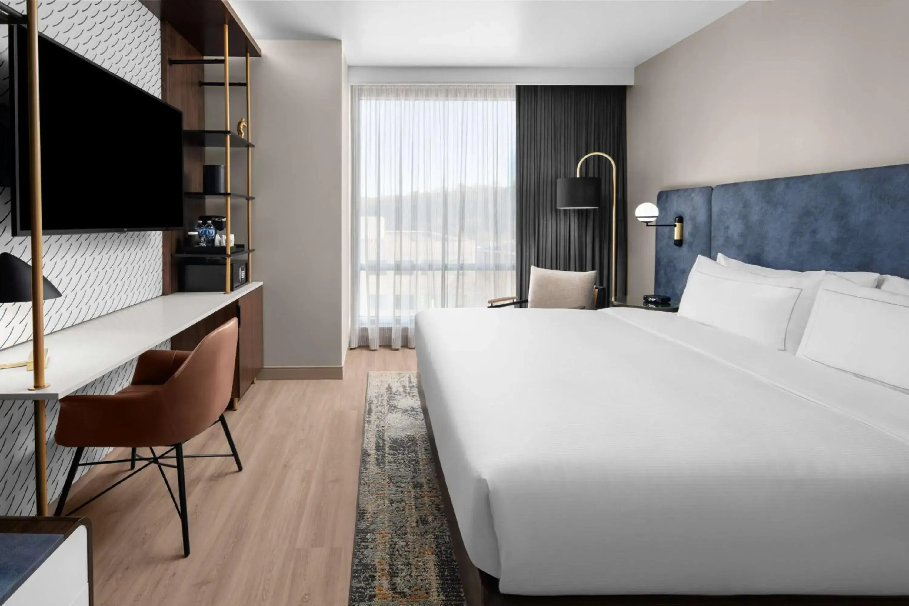 Bedroom, Bed in Hotel West & Main Conshohocken, Tapestry Collection Hilton Bedroom, Bed in Hotel West & Main Conshohocken, Tapestry Collection Hilton