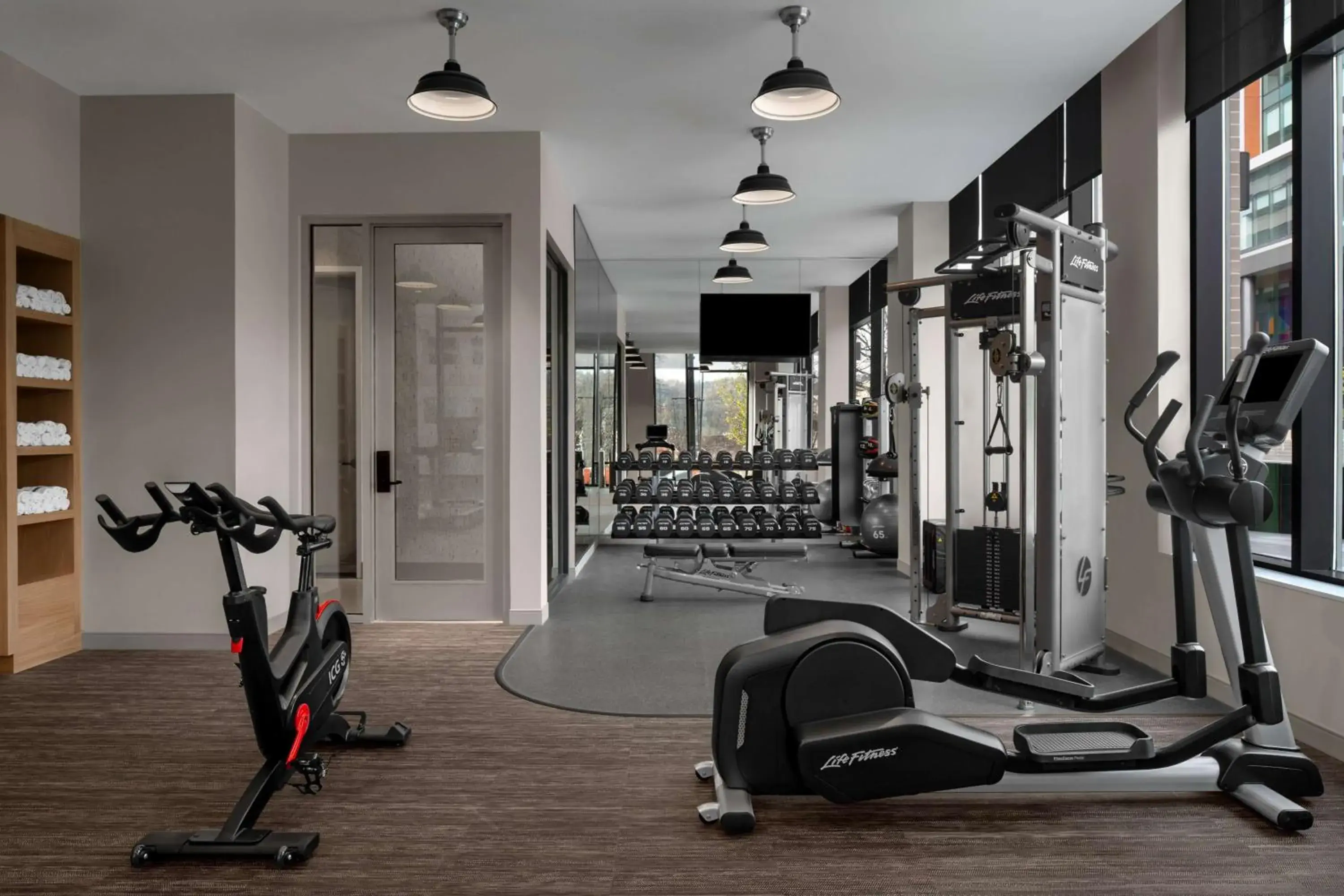 Fitness centre/facilities in Hotel West & Main Conshohocken, Tapestry Collection Hilton Fitness centre/facilities in Hotel West & Main Conshohocken, Tapestry Collection Hilton