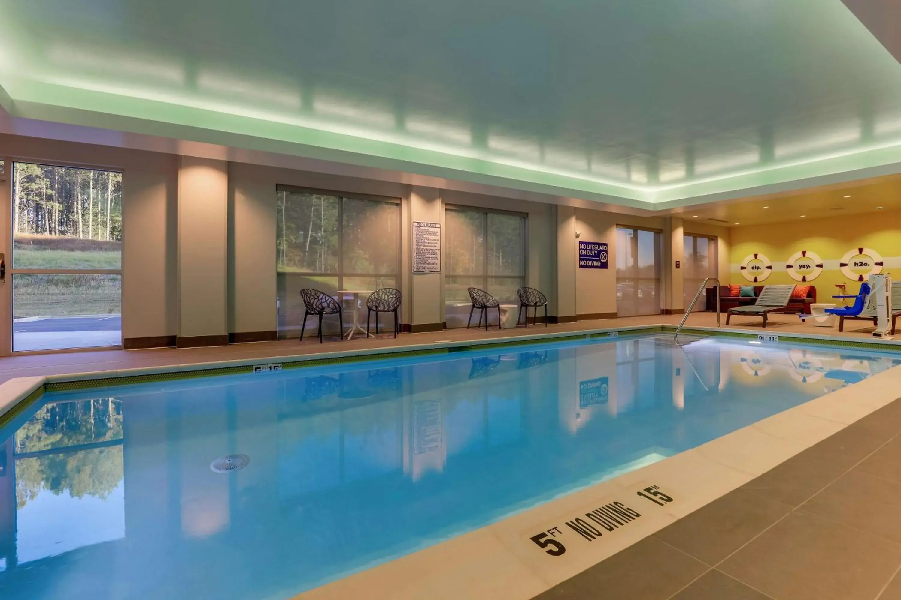 Pool view in Tru By Hilton Raleigh Garner Pool view in Tru By Hilton Raleigh Garner