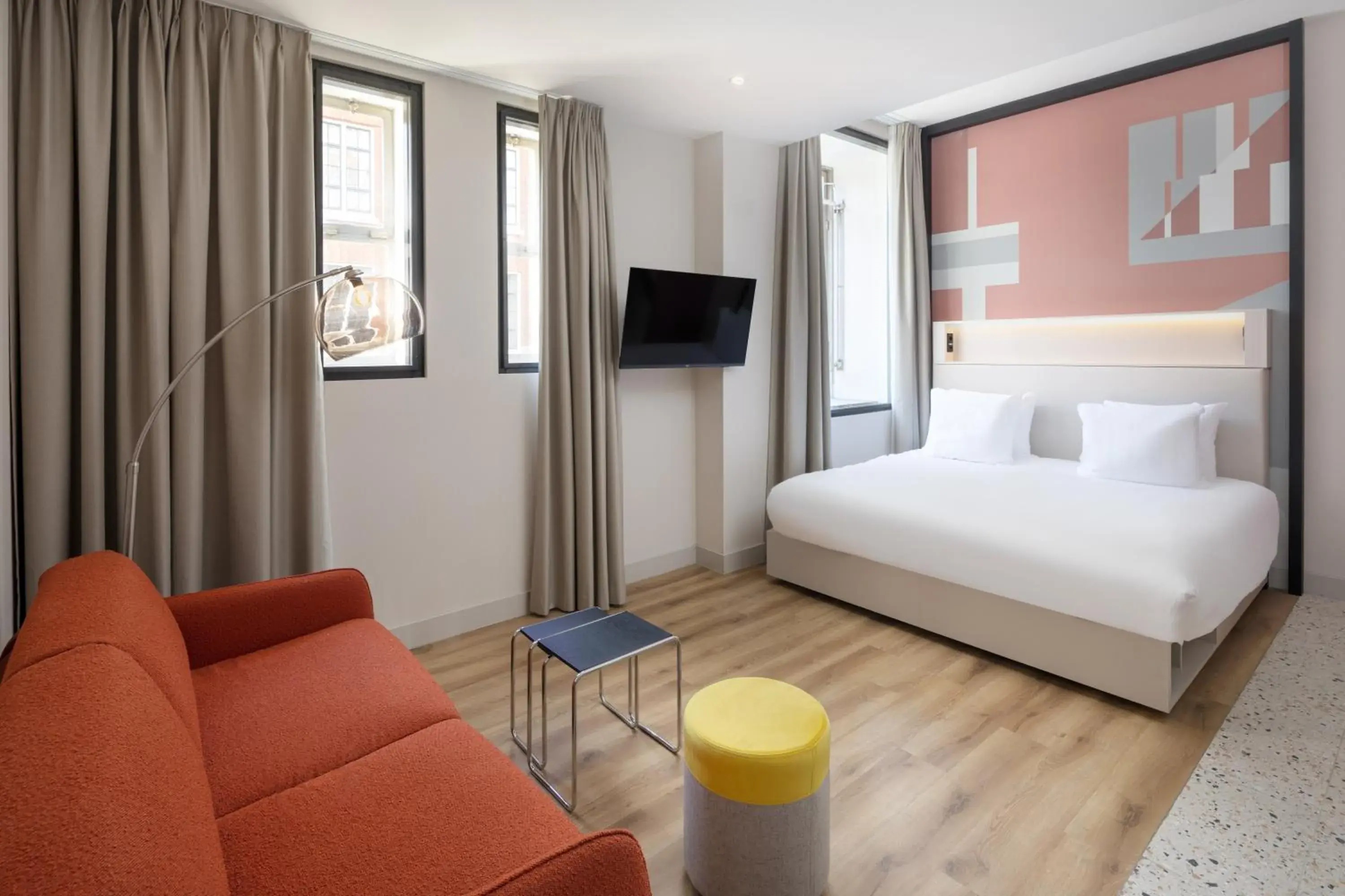 Bed in Motto By Hilton Rotterdam Blaak Bed in Motto By Hilton Rotterdam Blaak