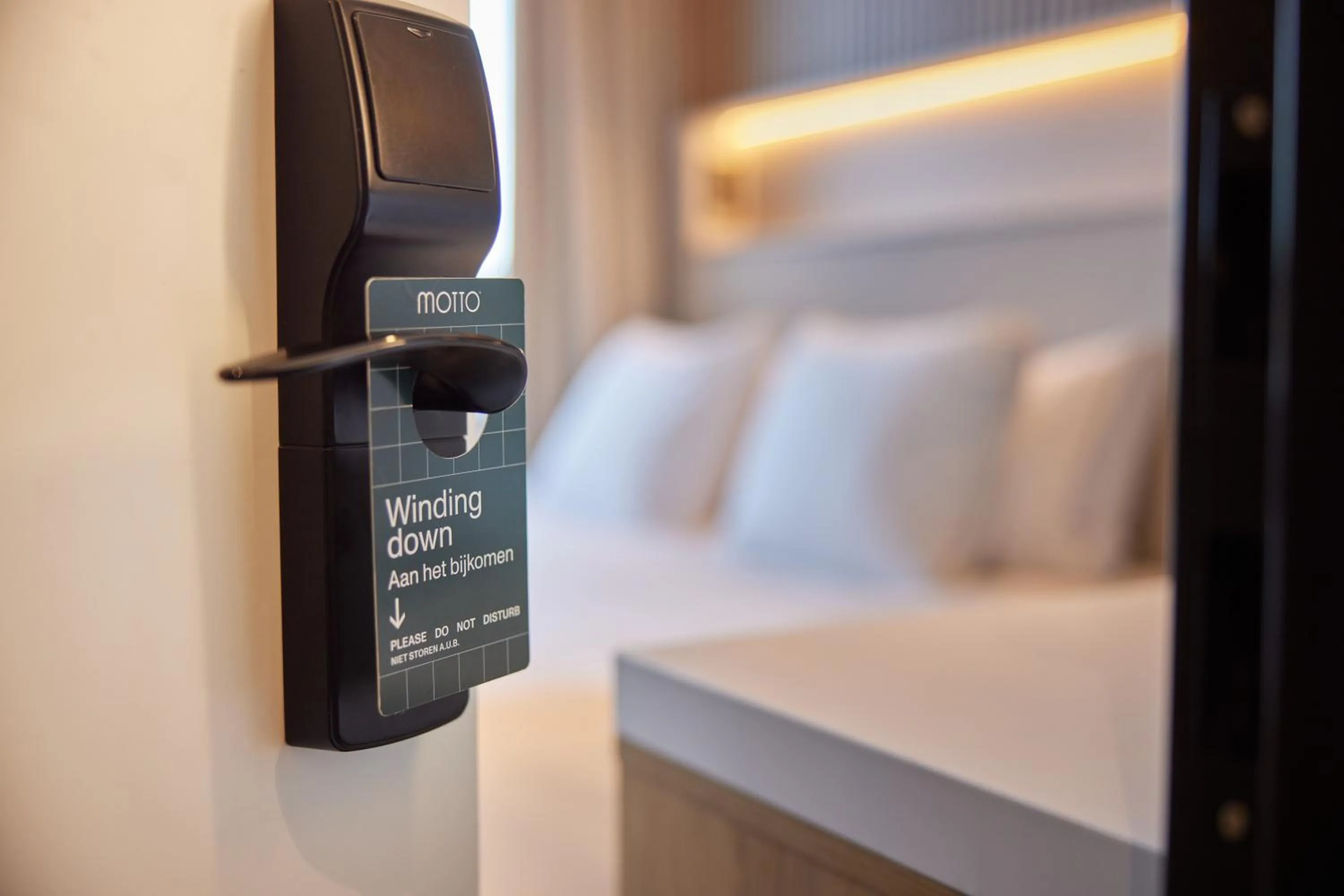 Bedroom, Bed in Motto By Hilton Rotterdam Blaak