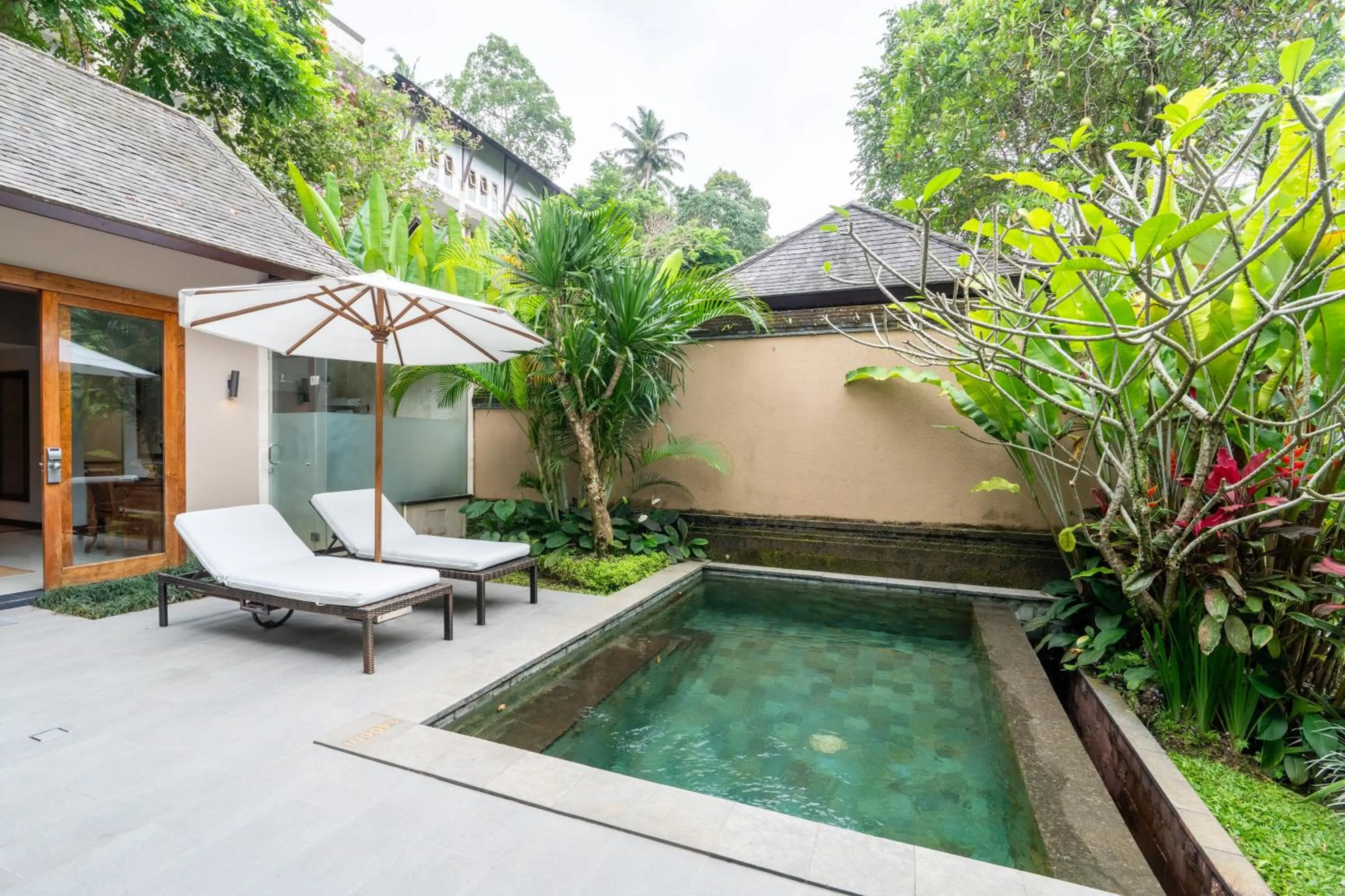 Pool view in The Lokha Ubud Resort, Villas & SPA