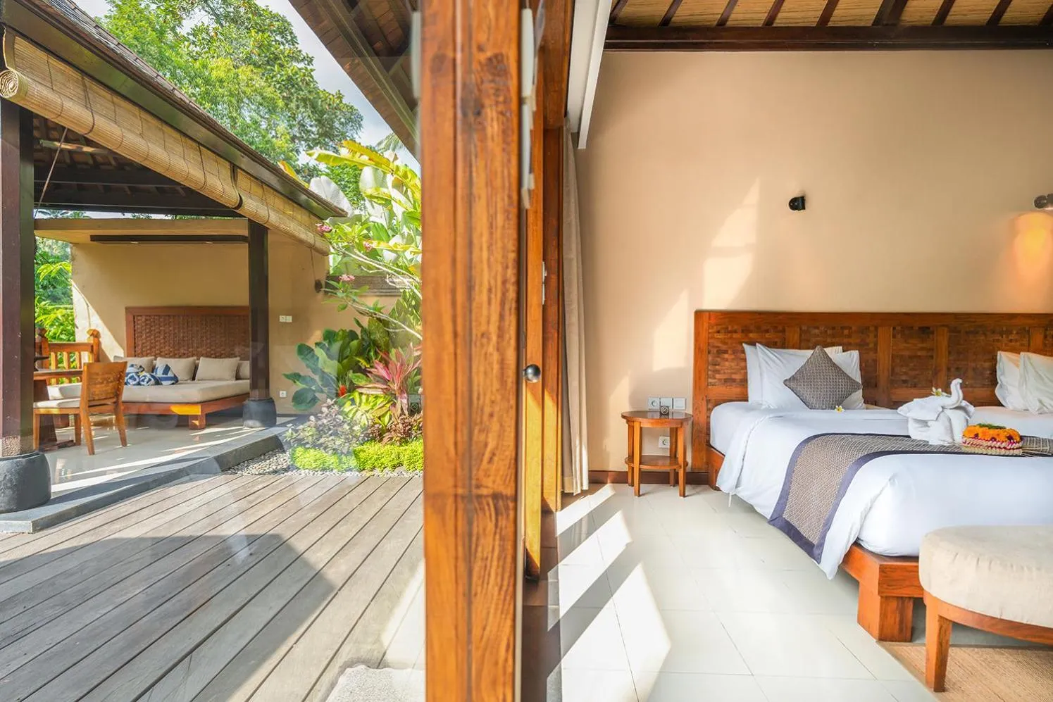 Balcony/Terrace, Bed in The Lokha Ubud Resort, Villas & SPA