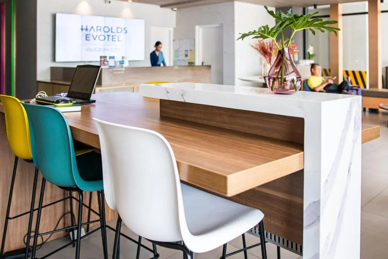 Lobby or reception in Harolds Hotel Quezon City Lobby or reception in Harolds Hotel Quezon City