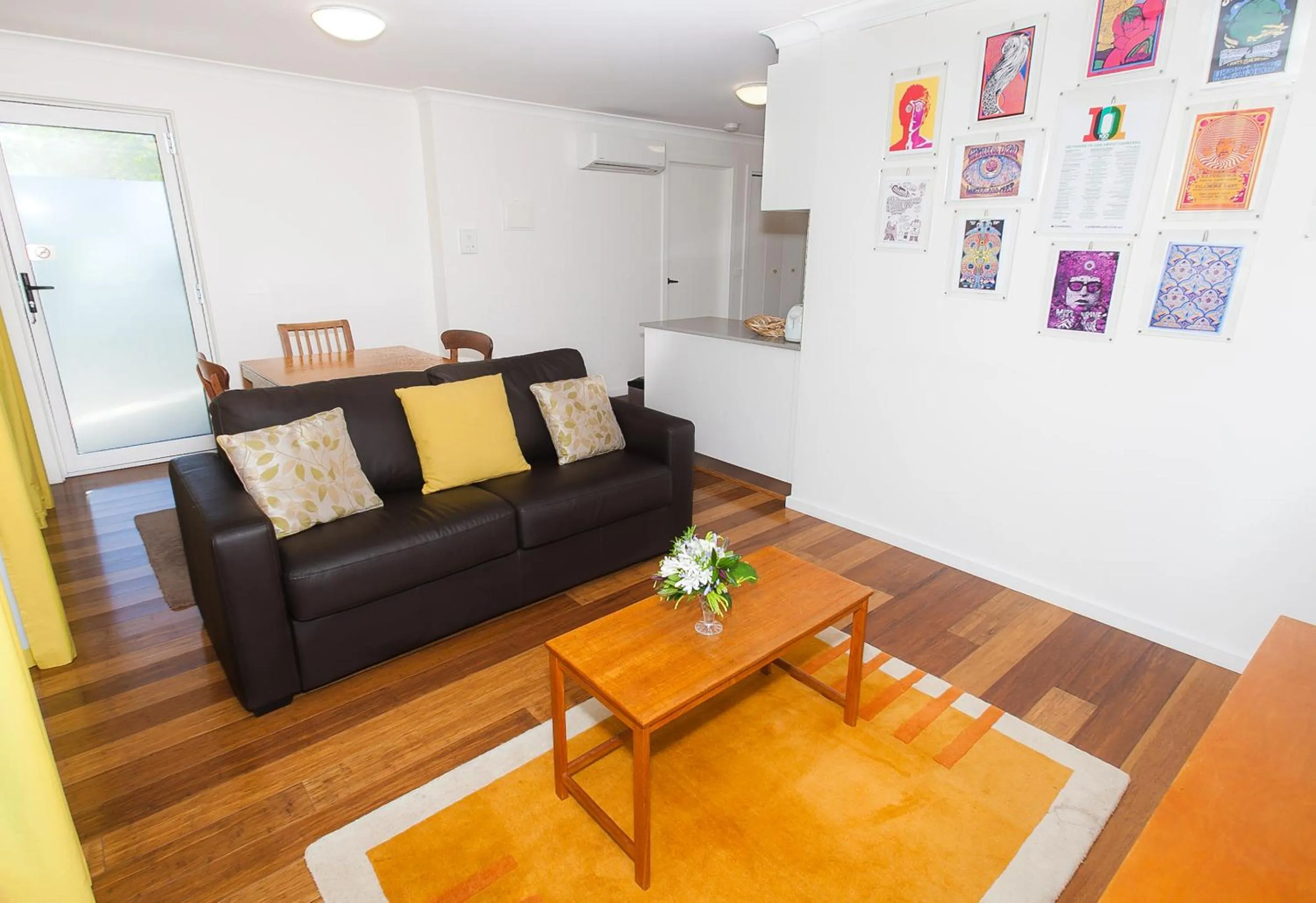Living room, Seating Area in One of a Kind Apartments