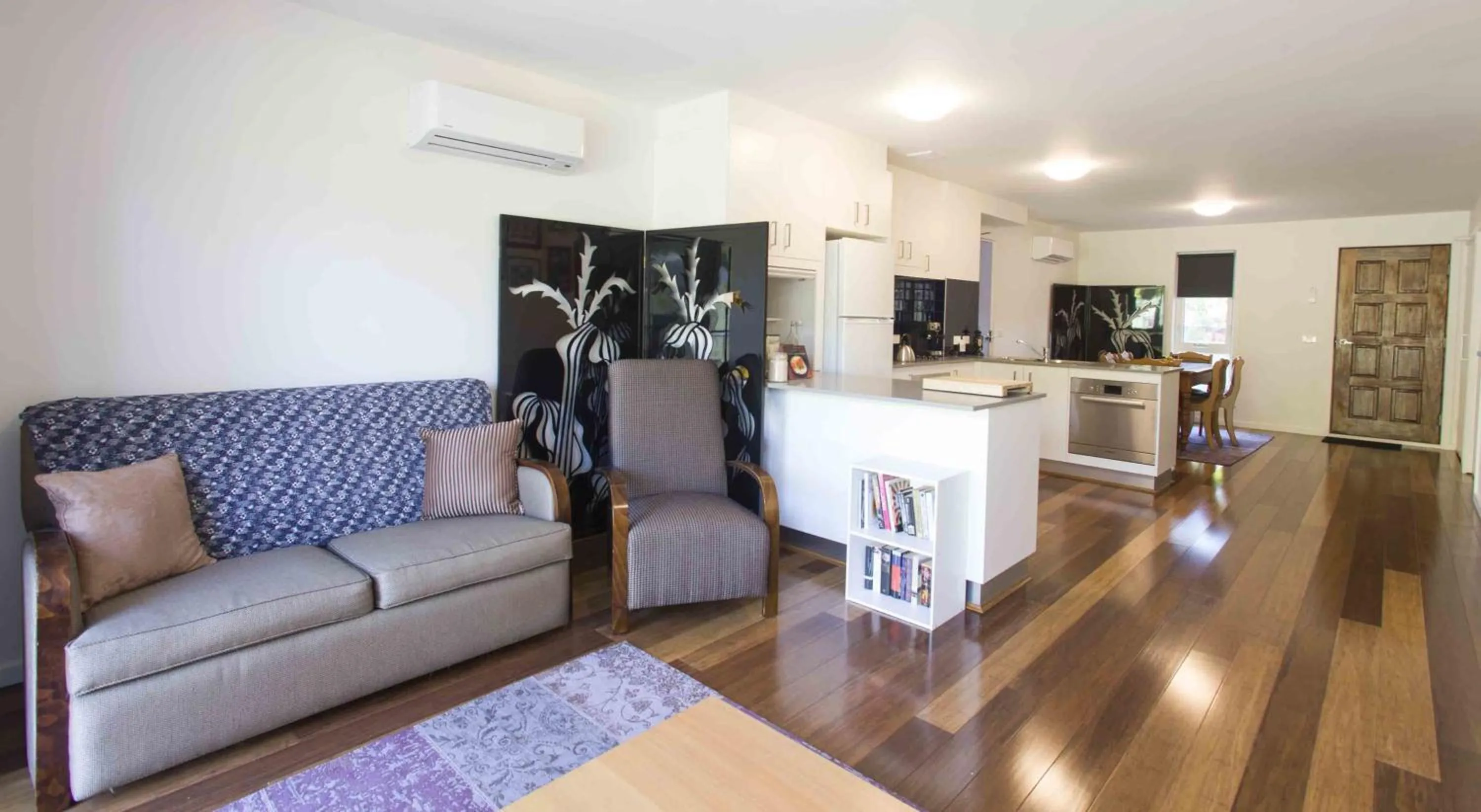 Living room, Seating Area in One of a Kind Apartments
