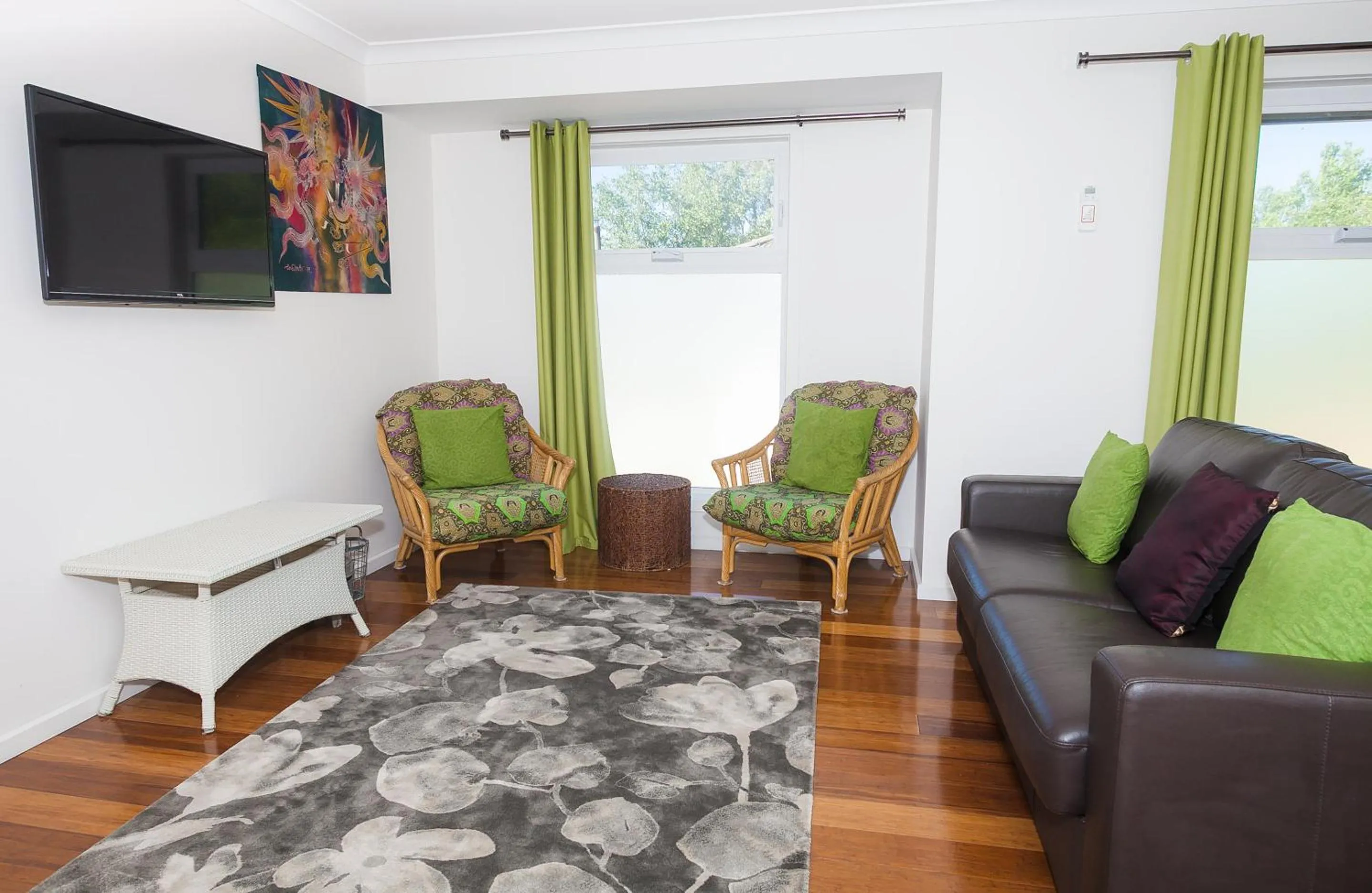 Living room, Seating Area in One of a Kind Apartments
