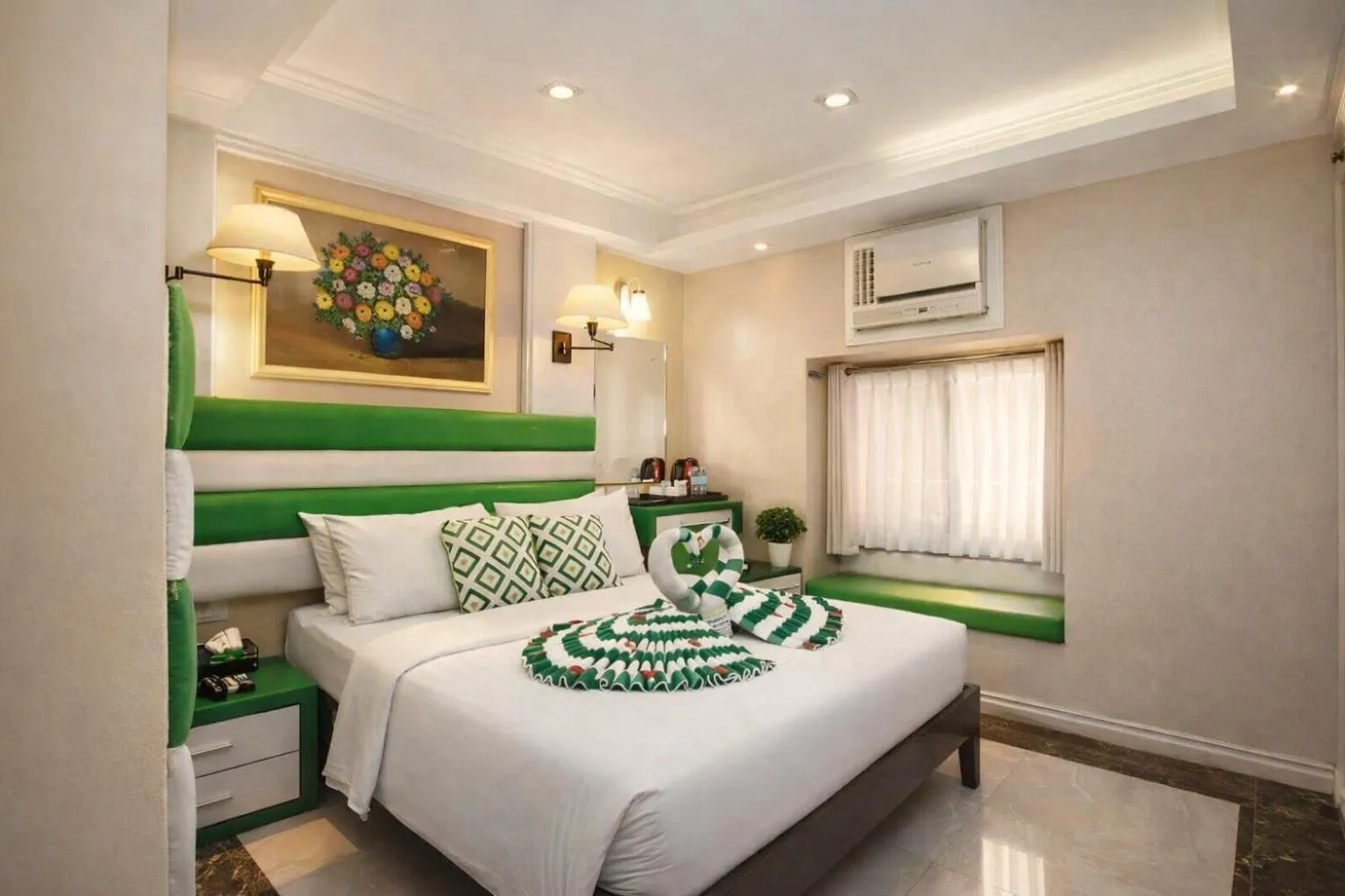 Bedroom, Bed in Red Coco Inn de Boracay