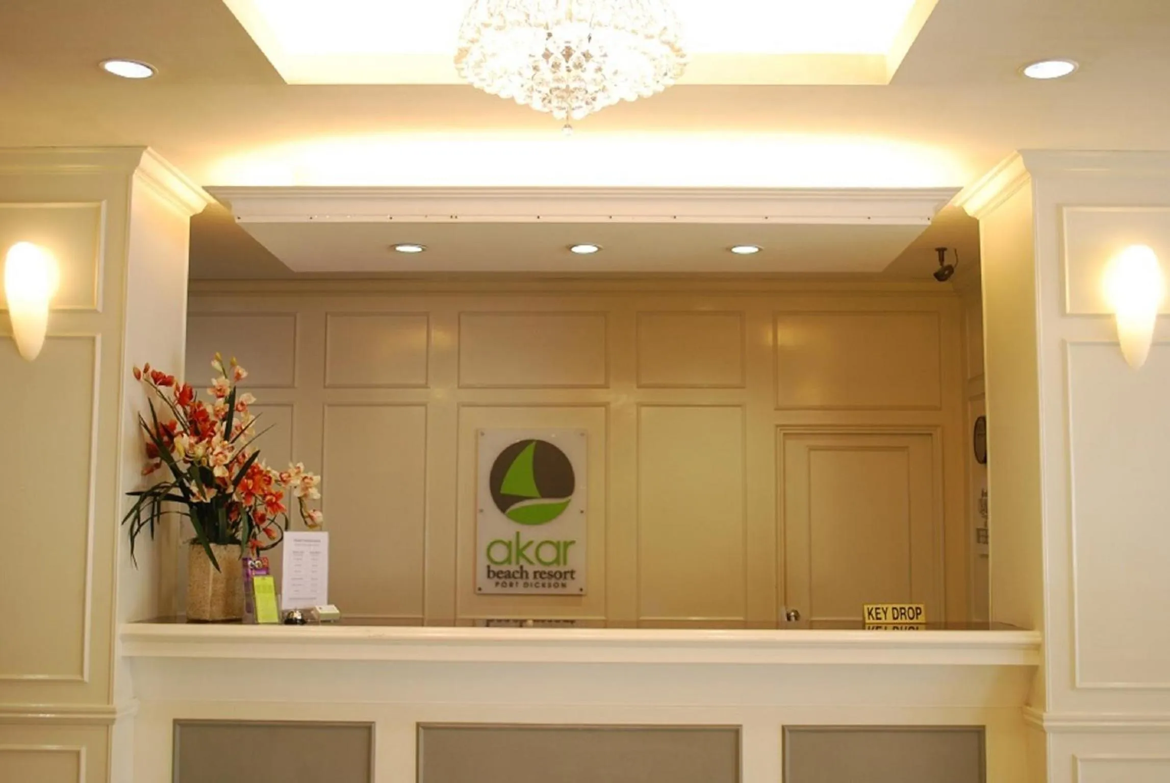 Facade/entrance in Akar Beach Resort