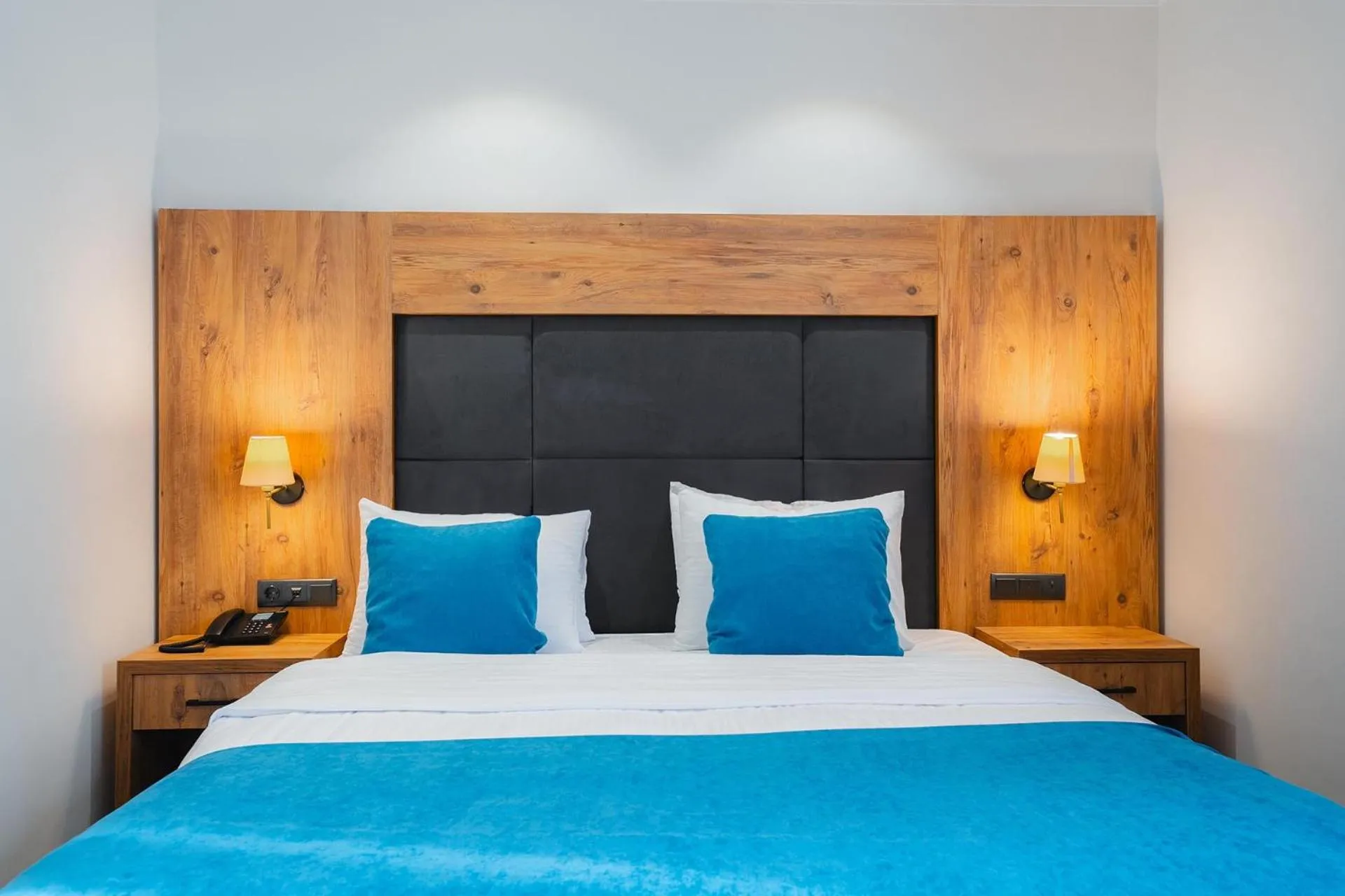 Bed in Berlin Suite Hotel Trabzon