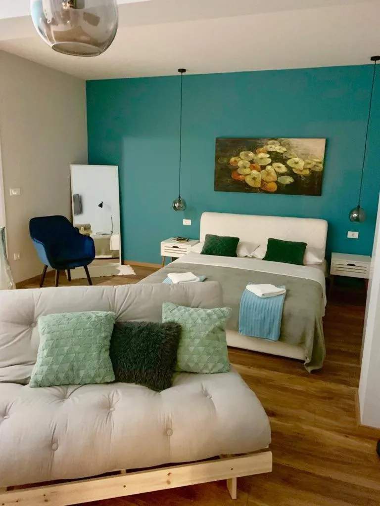 Bed in Deluxe Suites Mandić