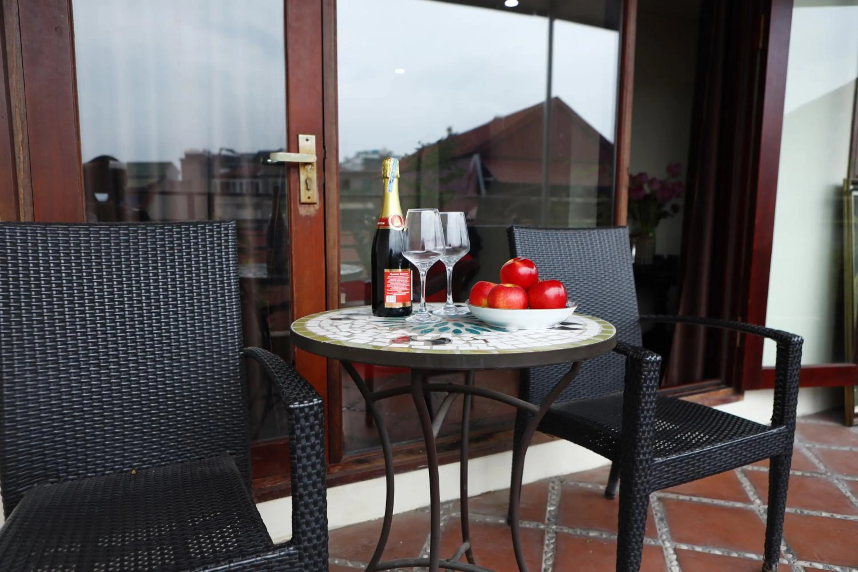 Balcony/Terrace in Art Hotel Ha Noi