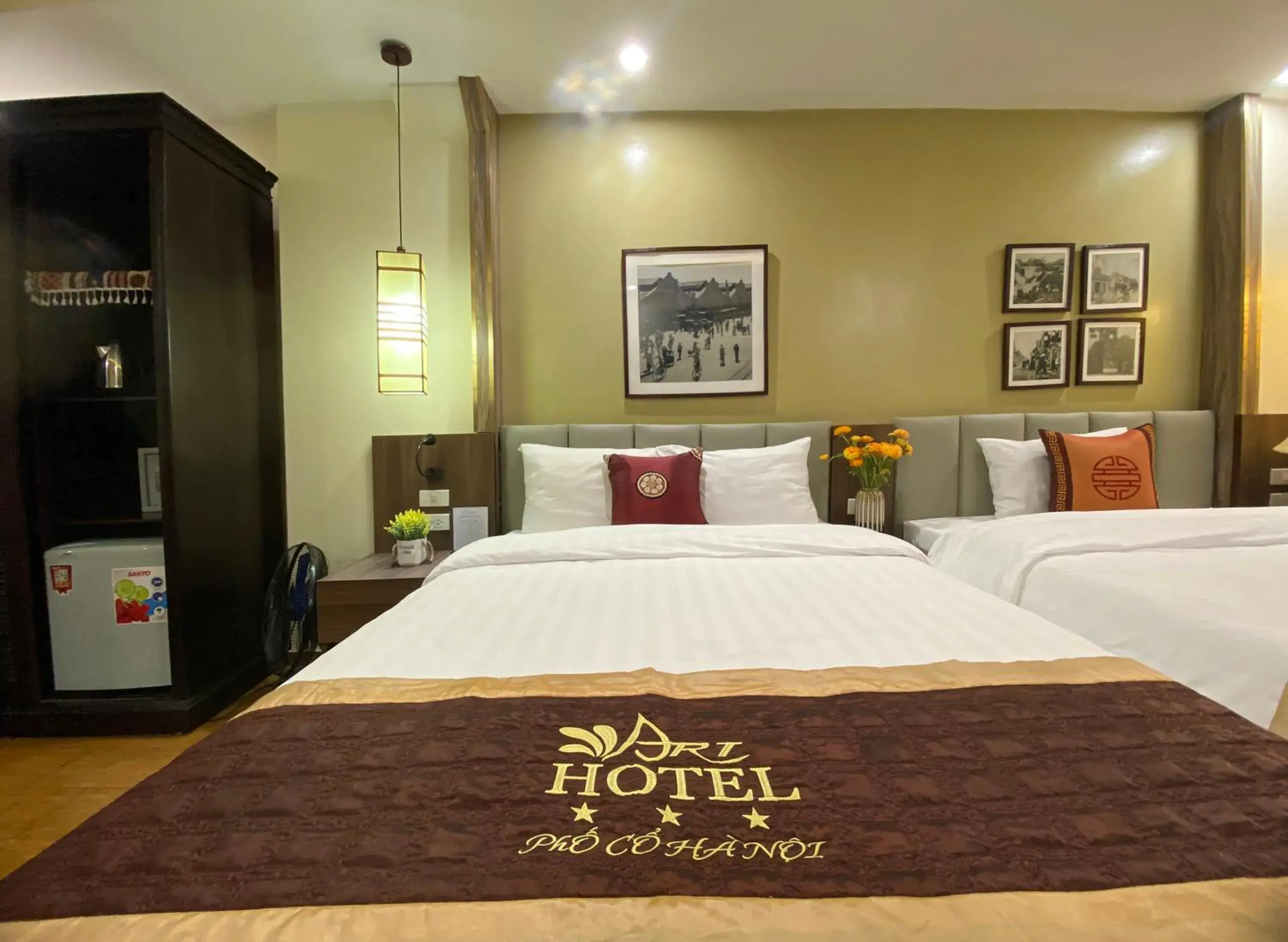 Bed in Art Hotel Ha Noi Bed in Art Hotel Ha Noi