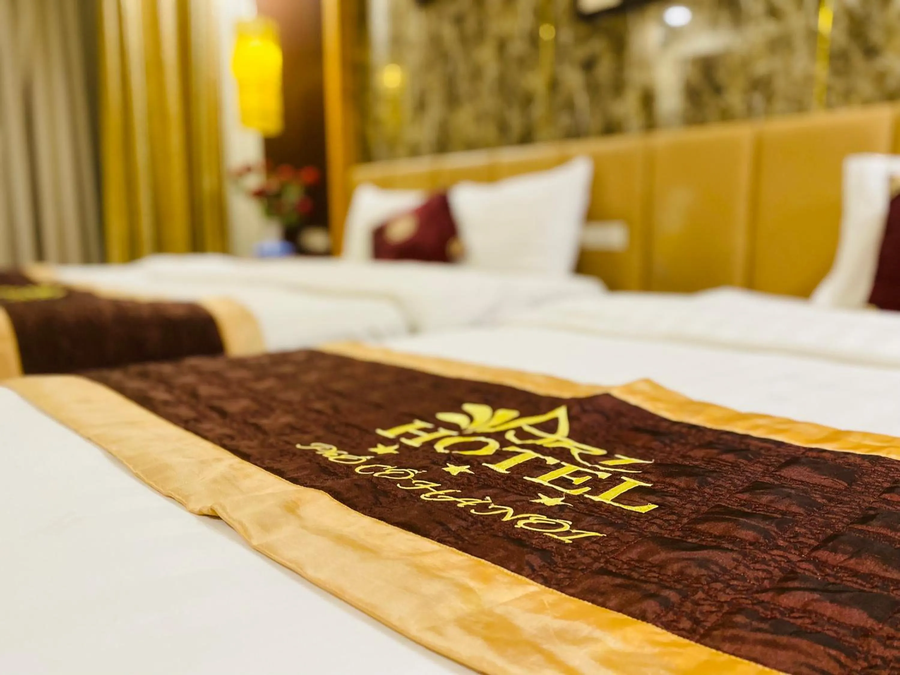 Bed in Art Hotel Ha Noi