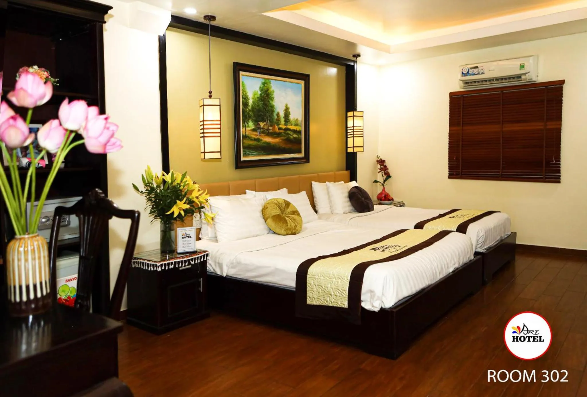 Bedroom, Bed in Art Hotel Ha Noi
