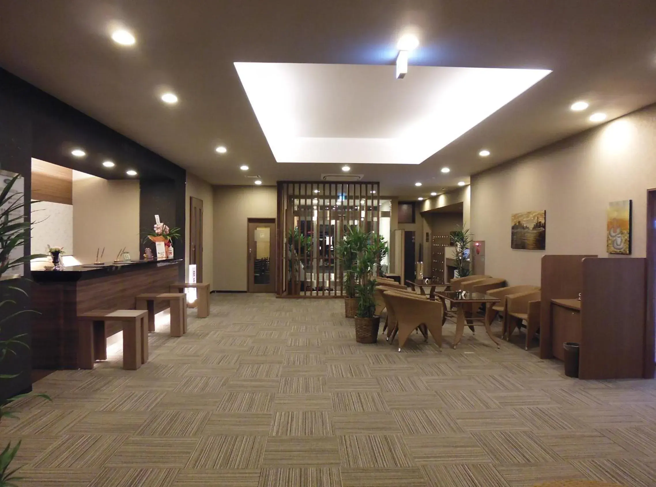 Lobby or reception in Hotel Route Inn Tagajo-Eki Higashi Lobby or reception in Hotel Route Inn Tagajo-Eki Higashi